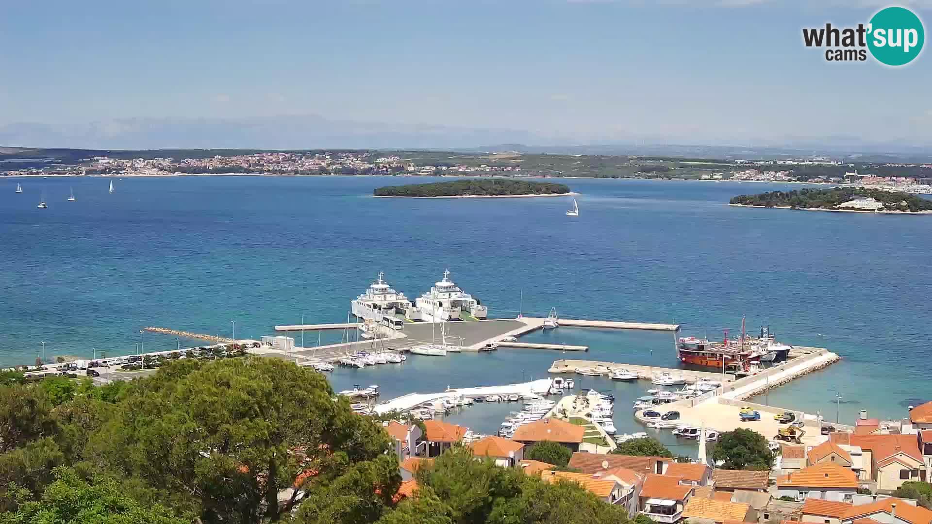 Tkon – Kalvaria – view of Pašman channel