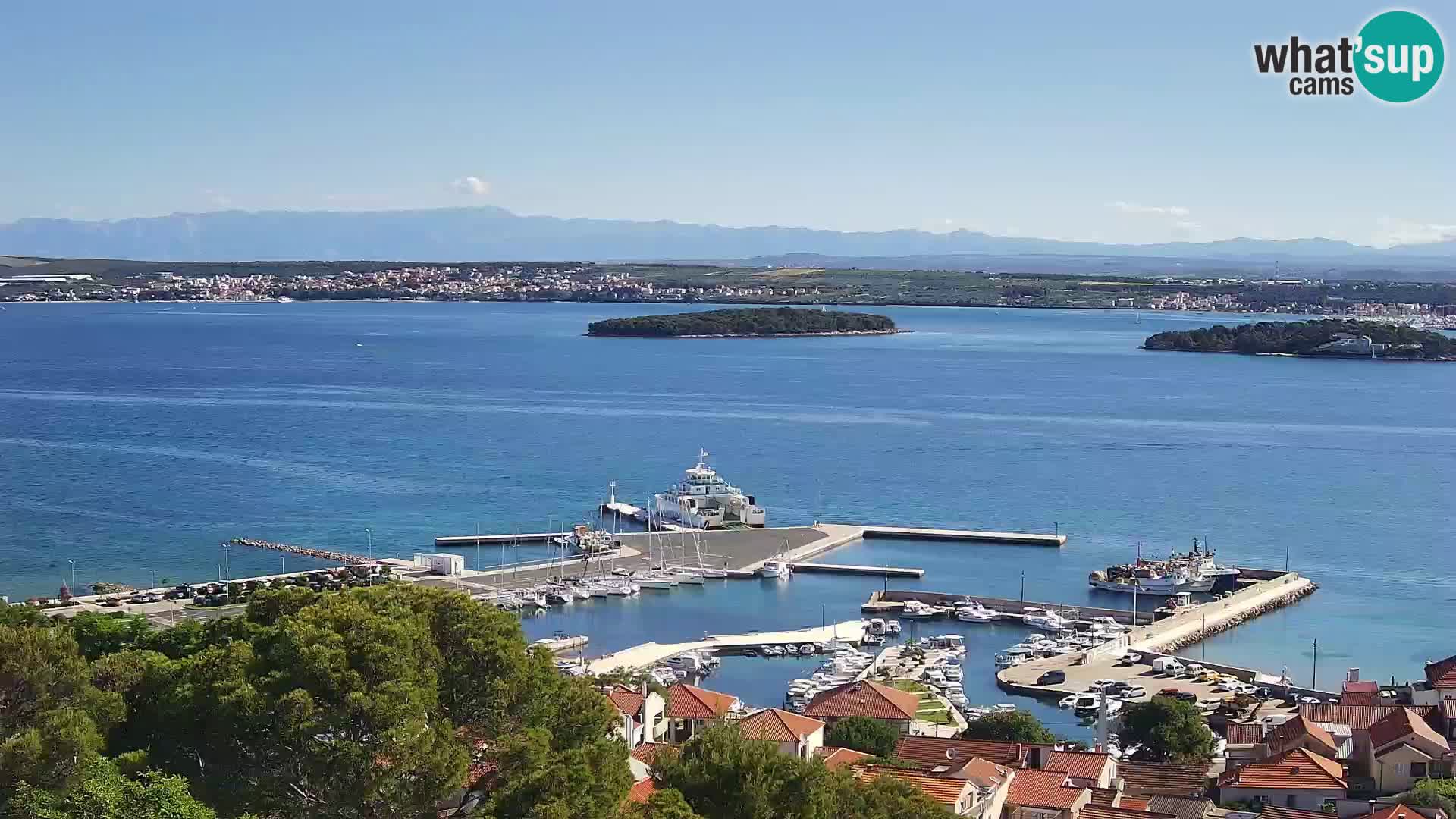 Tkon – Kalvaria – panorama del canale di Pašman