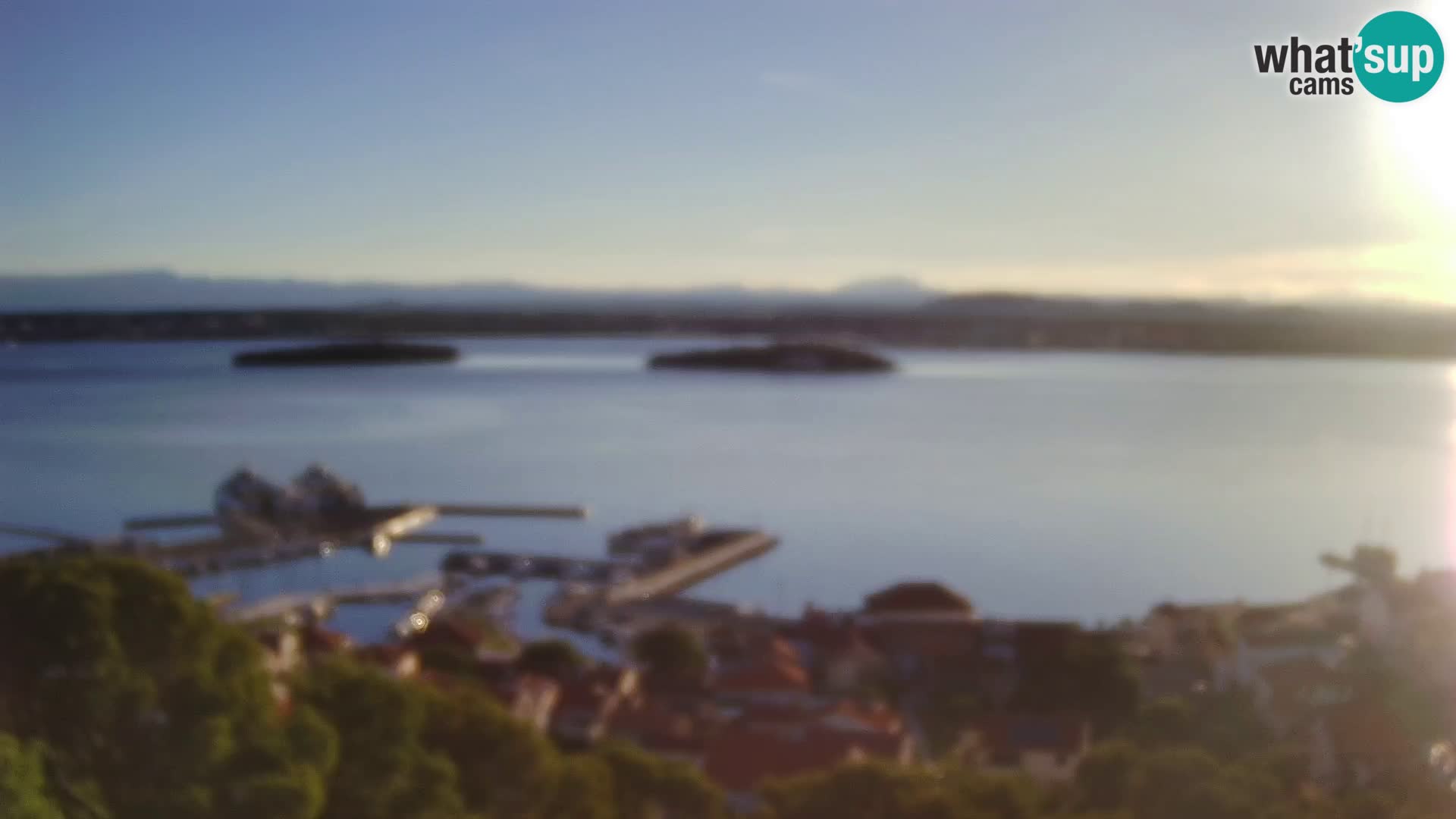 Tkon – Kalvarija – vue sur le canal Pašman