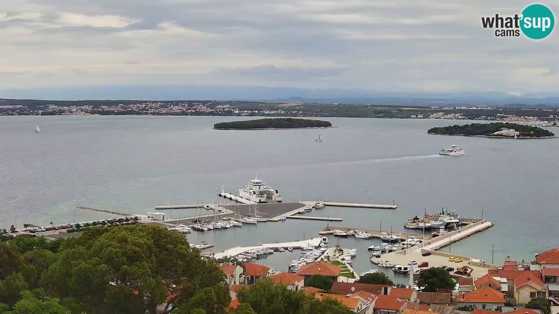 Tkon – Kalvaria – panorama del canale di Pašman