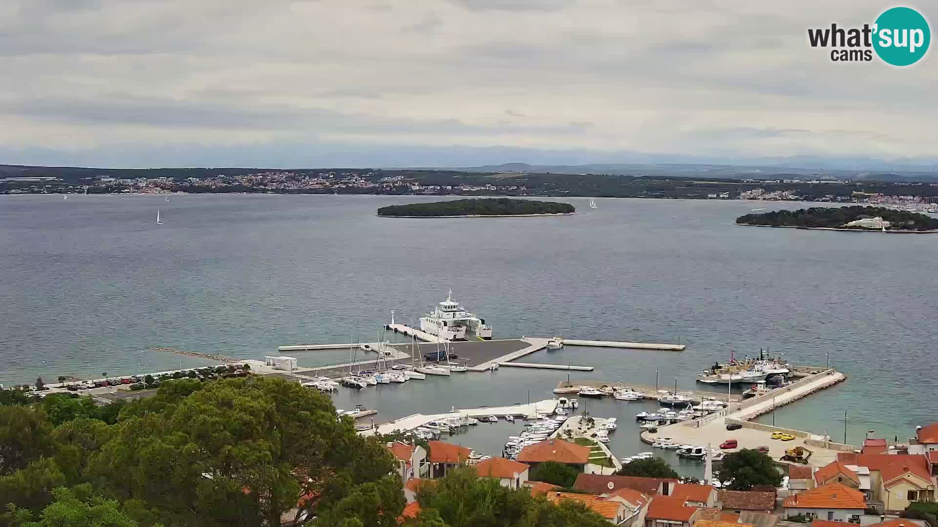 Tkon – Kalvaria – vista del canal de Pašman