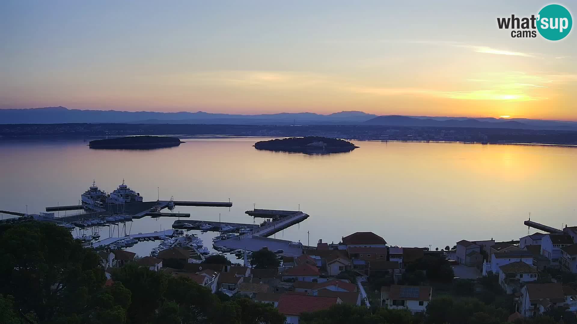 Tkon – Kalvaria – vista del canal de Pašman