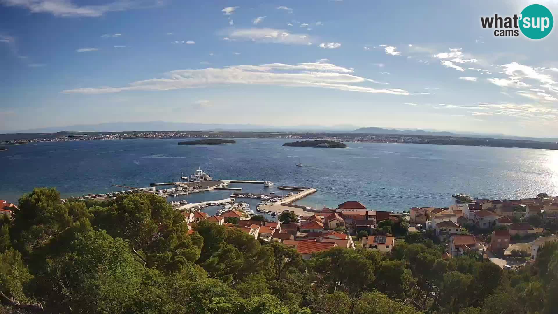 Tkon – Kalvaria – view of Pašman channel