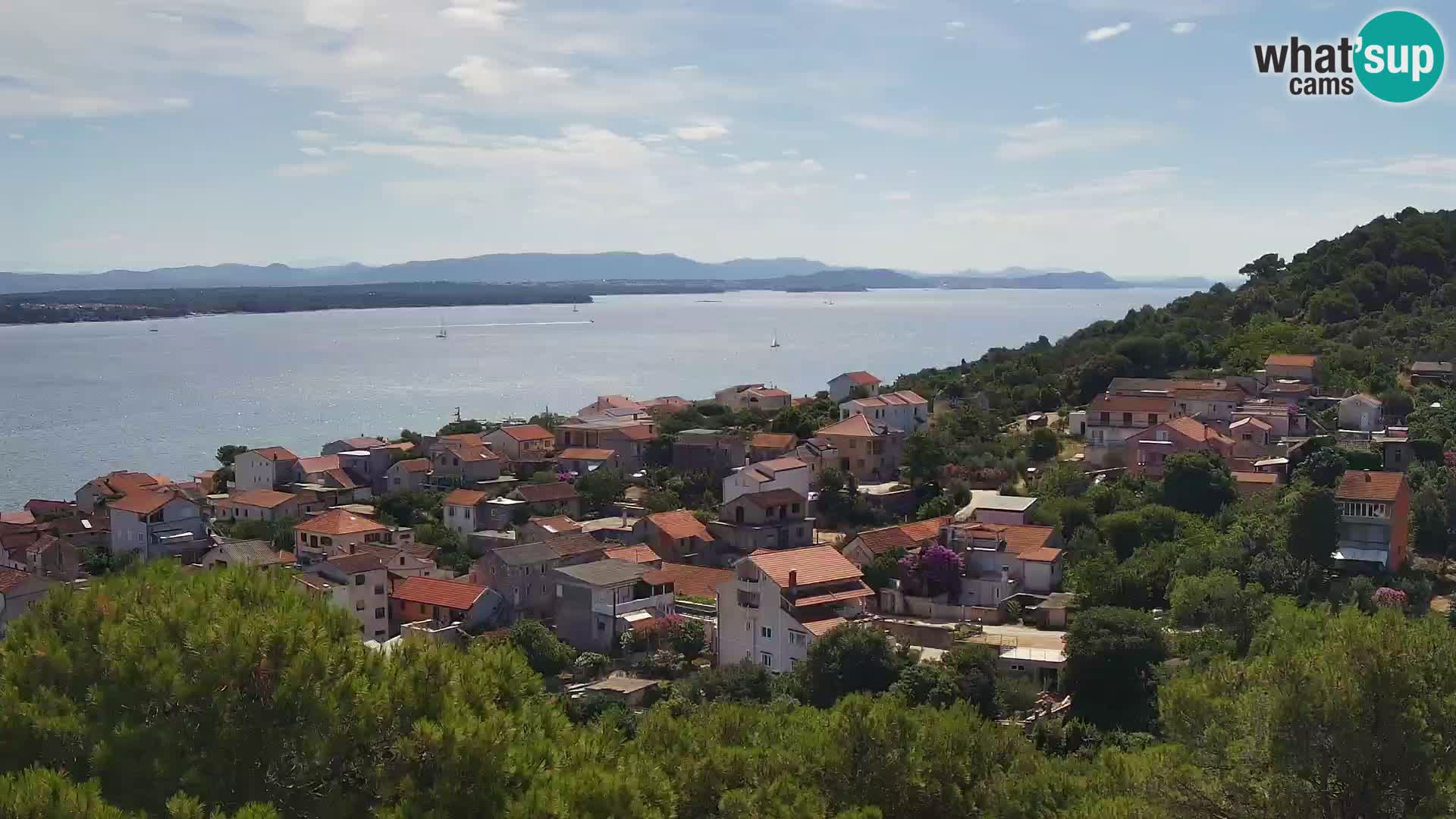 Tkon – Kalvaria – Blick auf Pašman Kanal