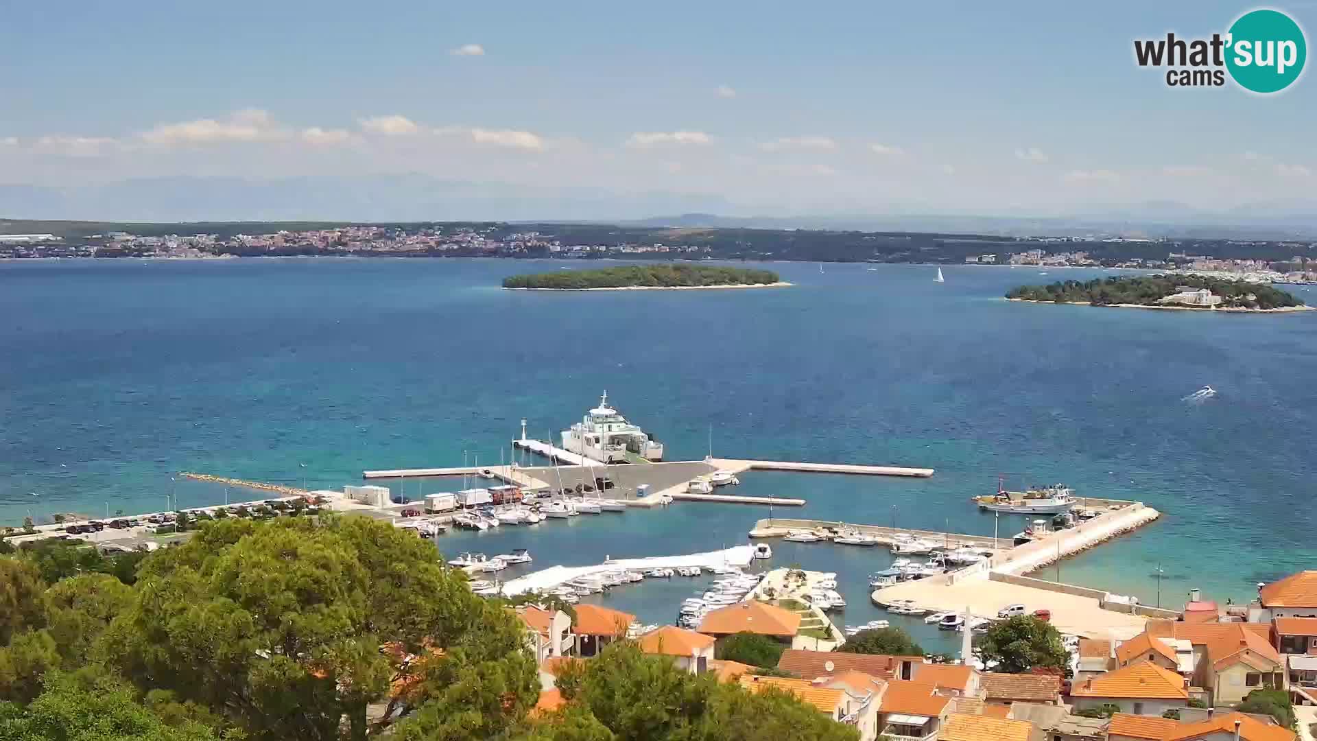 Tkon – Kalvaria – panorama del canale di Pašman