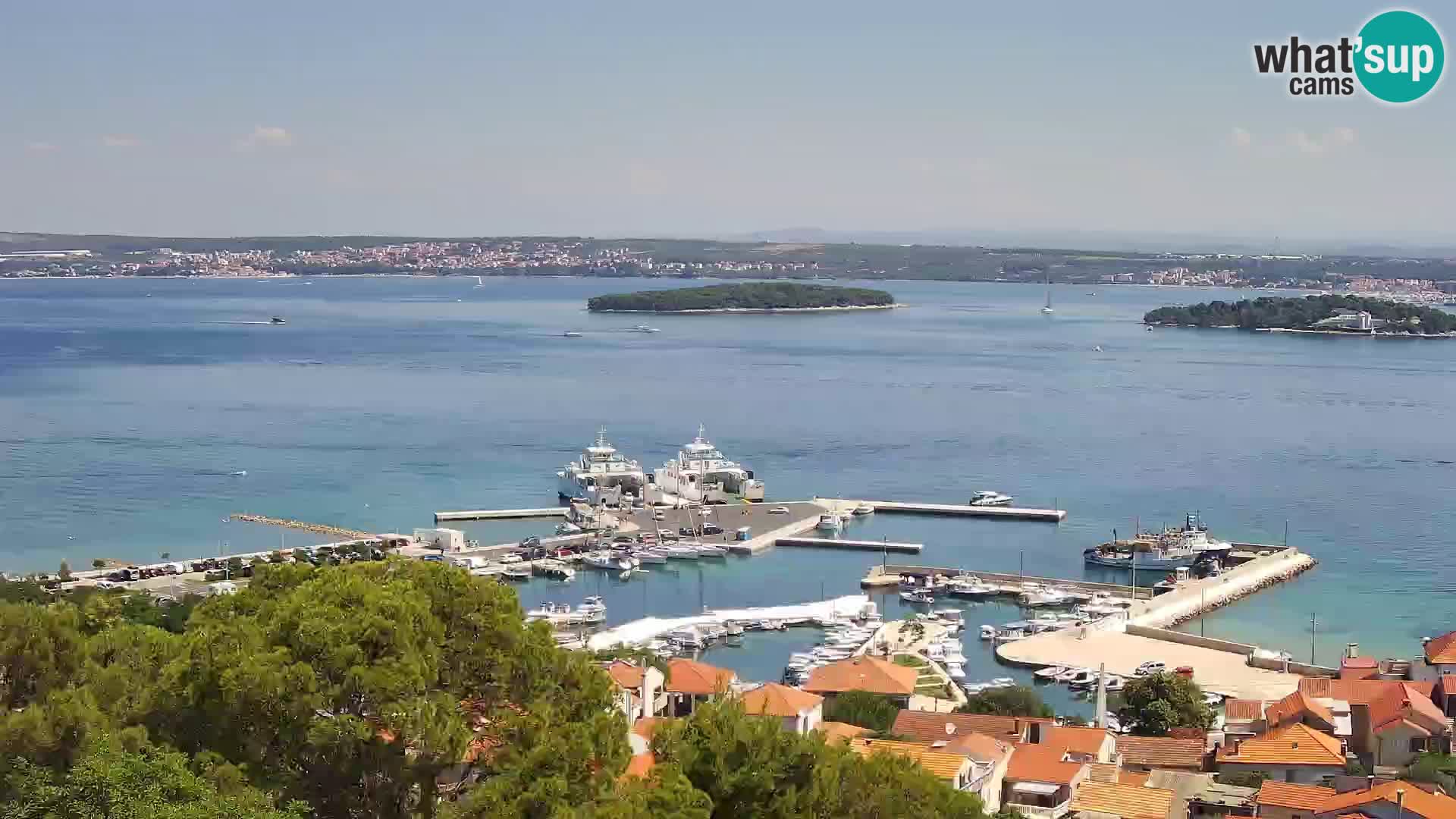 Tkon – Kalvaria – panorama del canale di Pašman