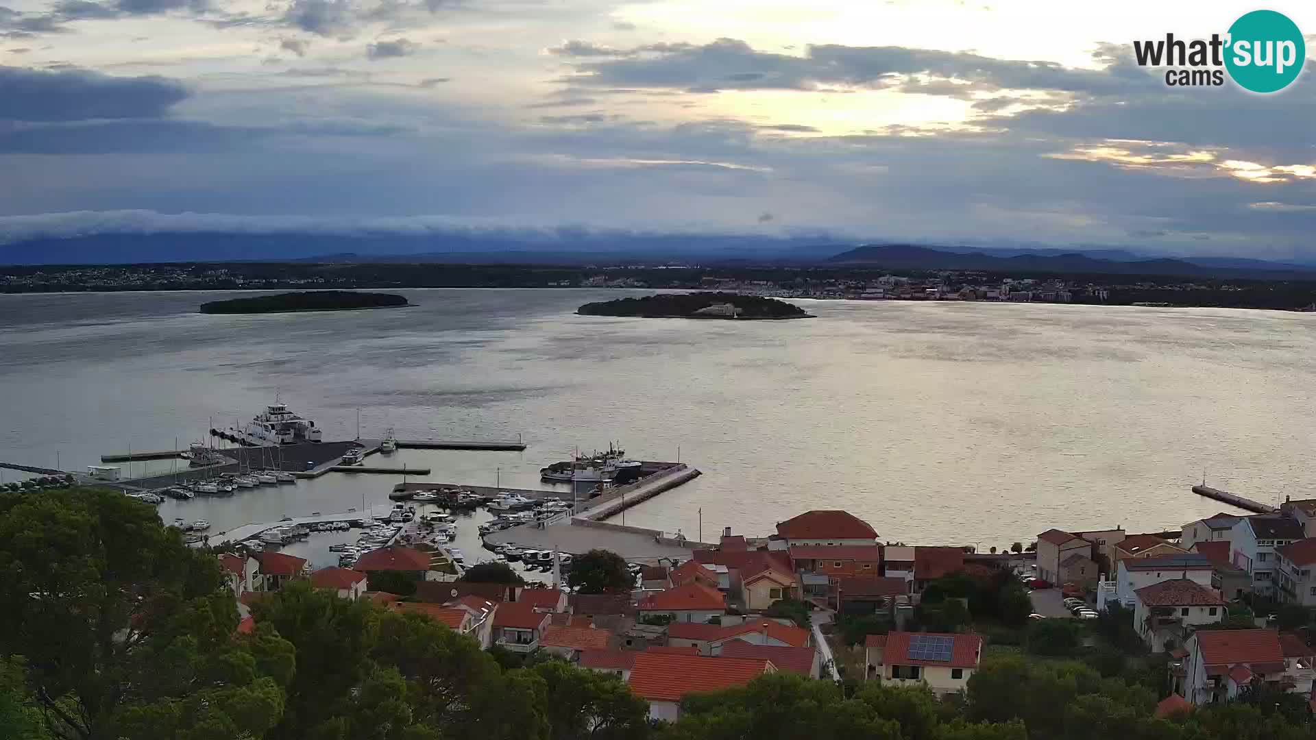 Tkon – Kalvaria – panorama del canale di Pašman