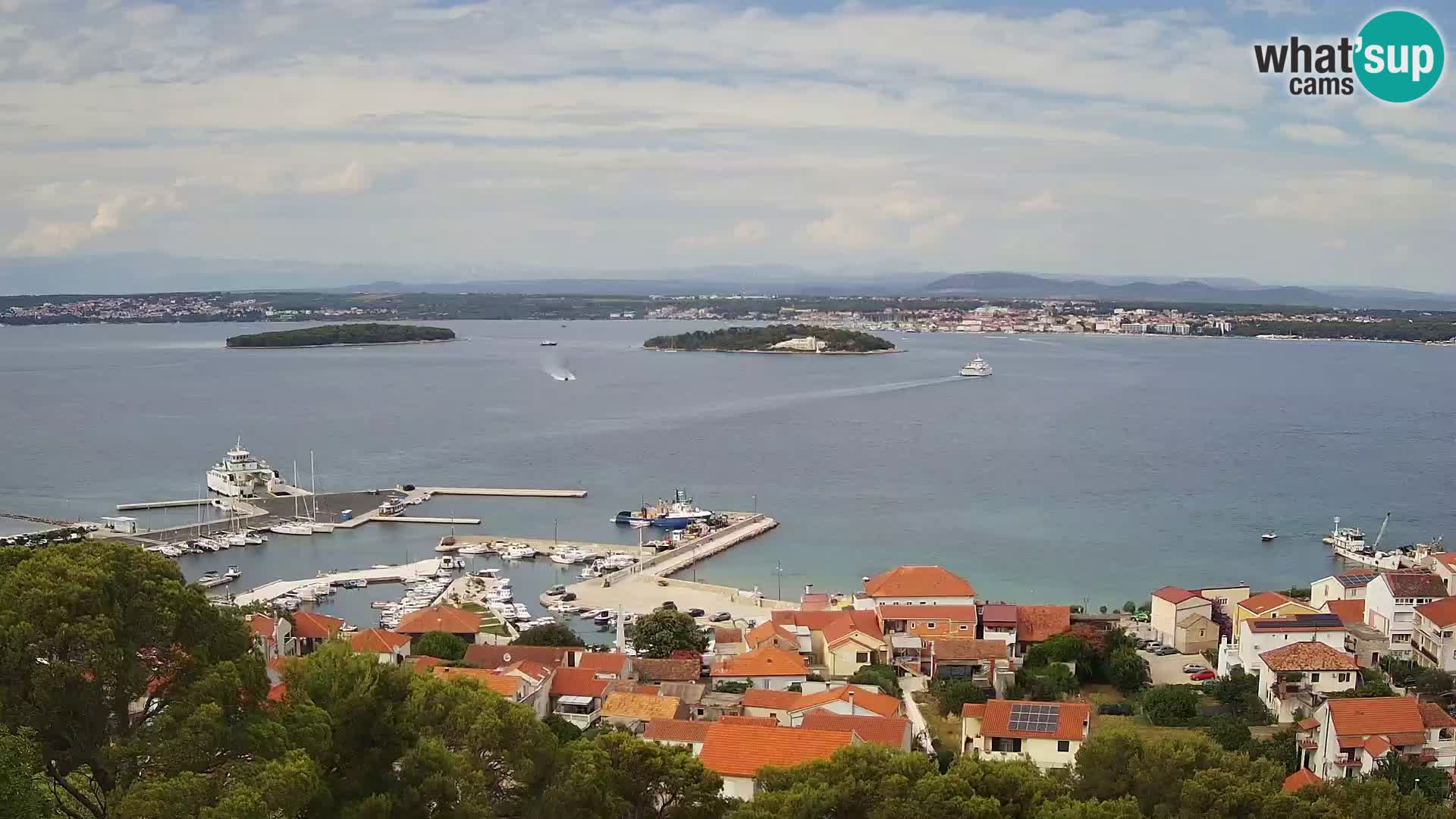 Tkon – Kalvaria – view of Pašman channel