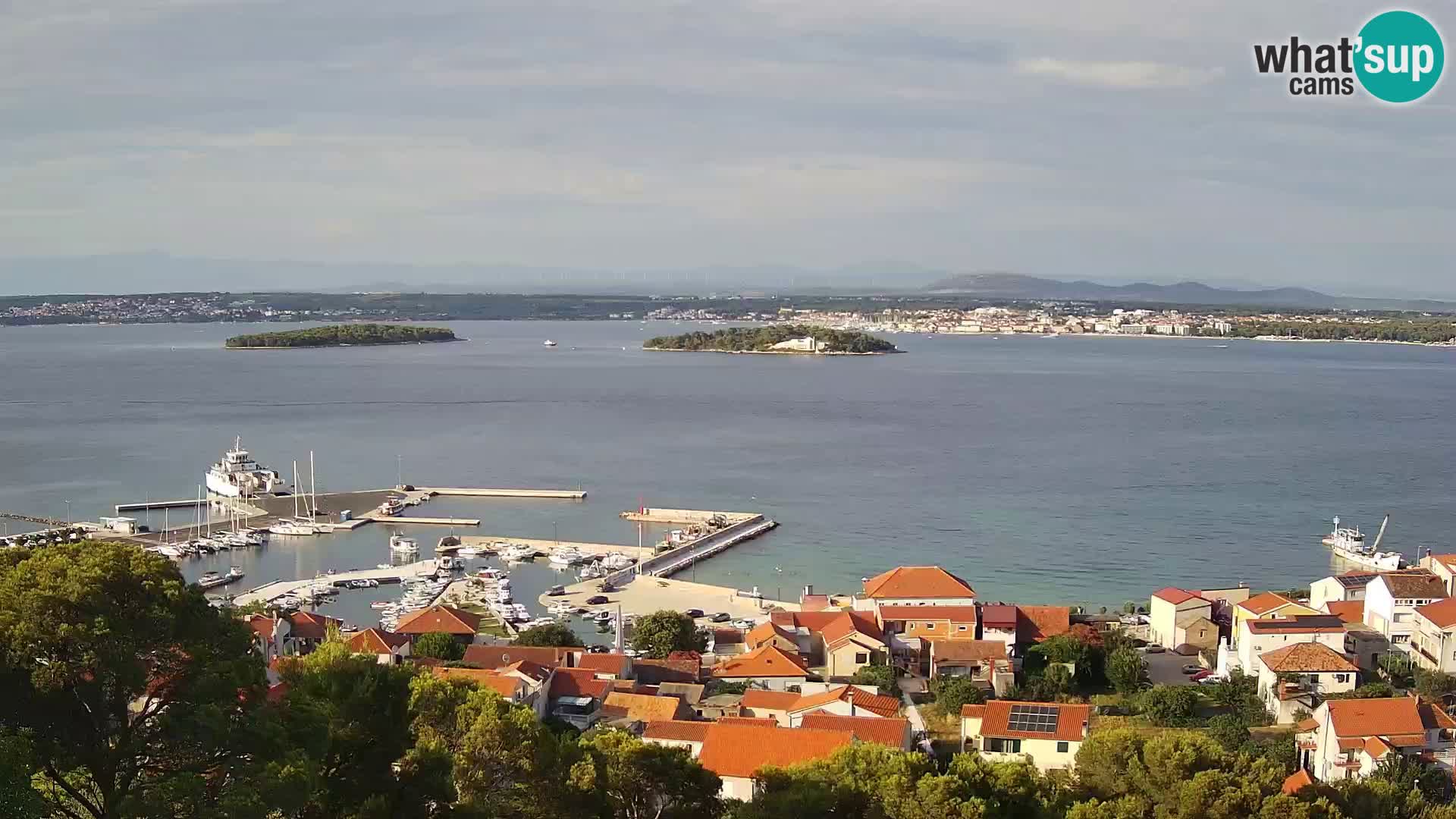Tkon – Kalvarija – vue sur le canal Pašman