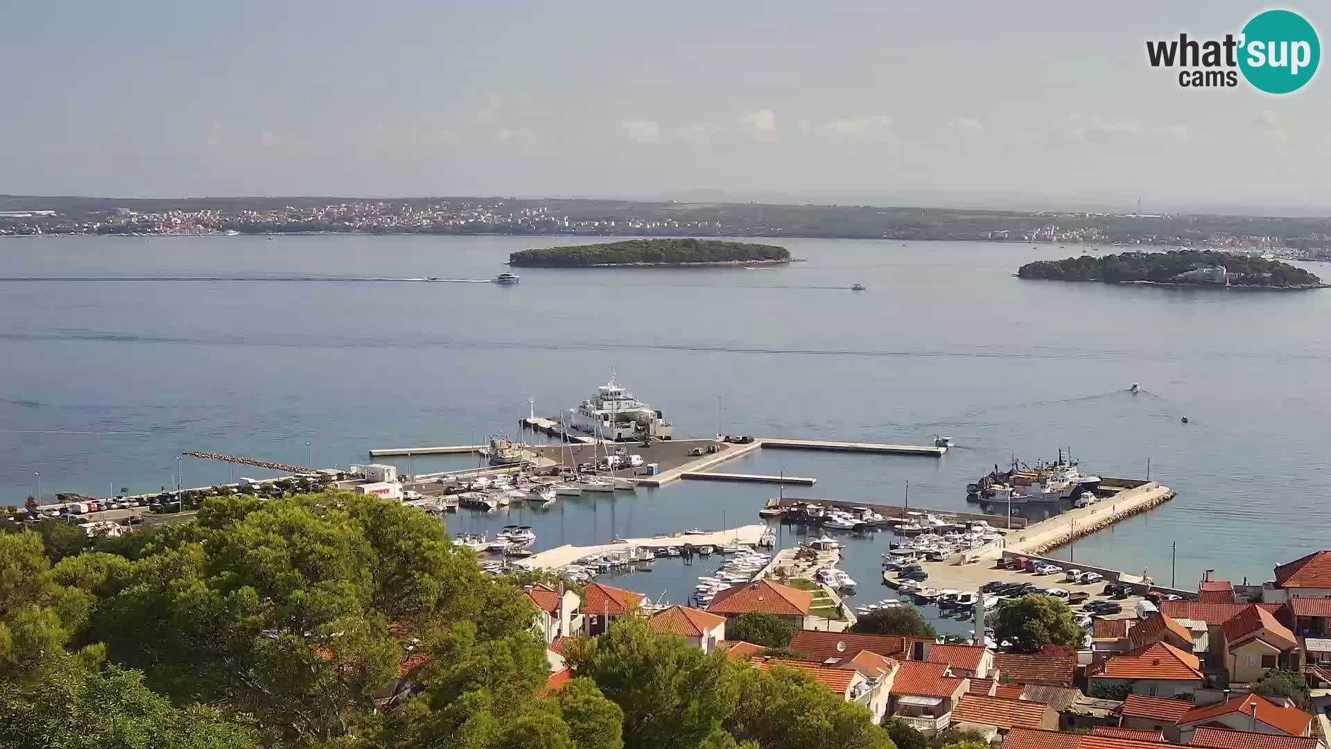Tkon – Kalvaria – panorama del canale di Pašman