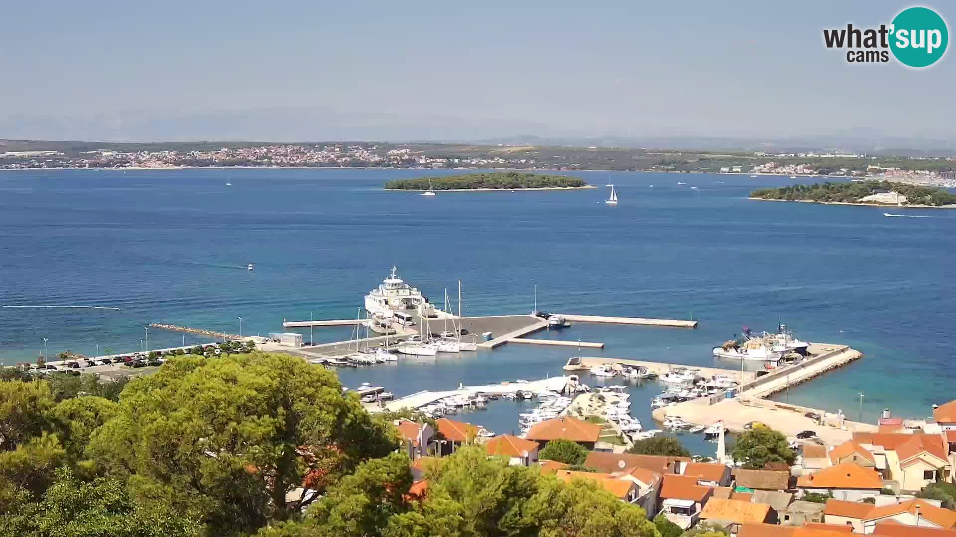 Tkon – Kalvaria – view of Pašman channel