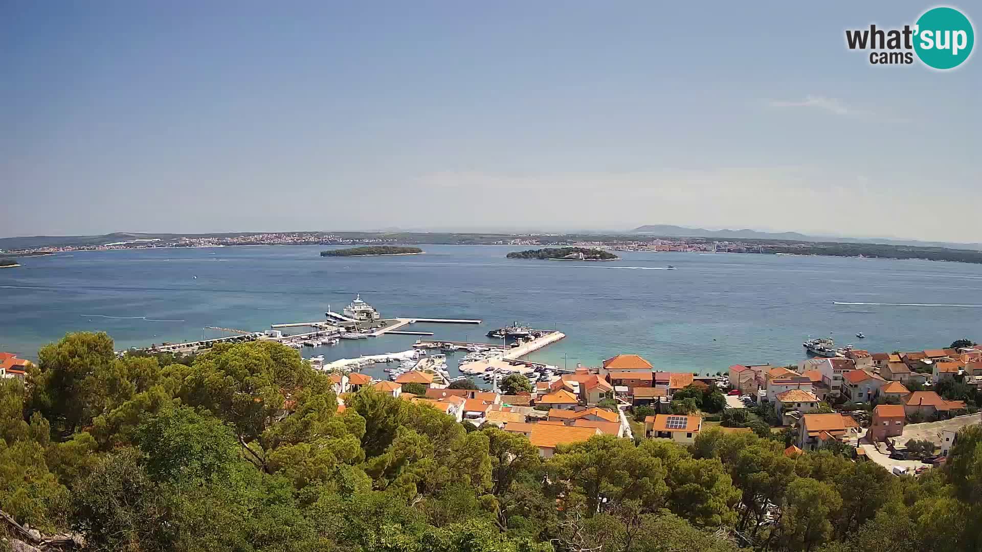 Tkon – Kalvaria – view of Pašman channel