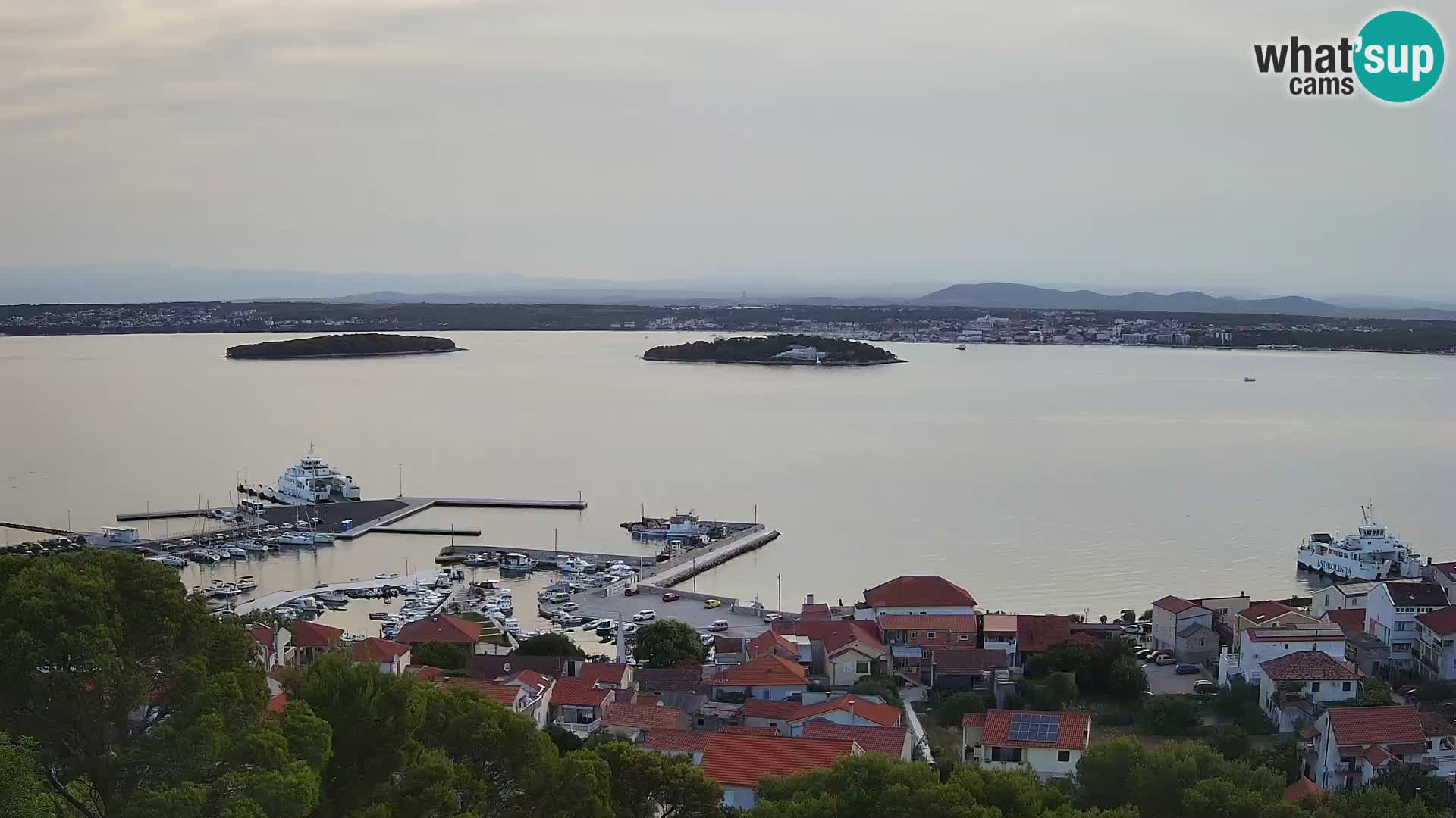 Tkon – Kalvaria – panorama del canale di Pašman