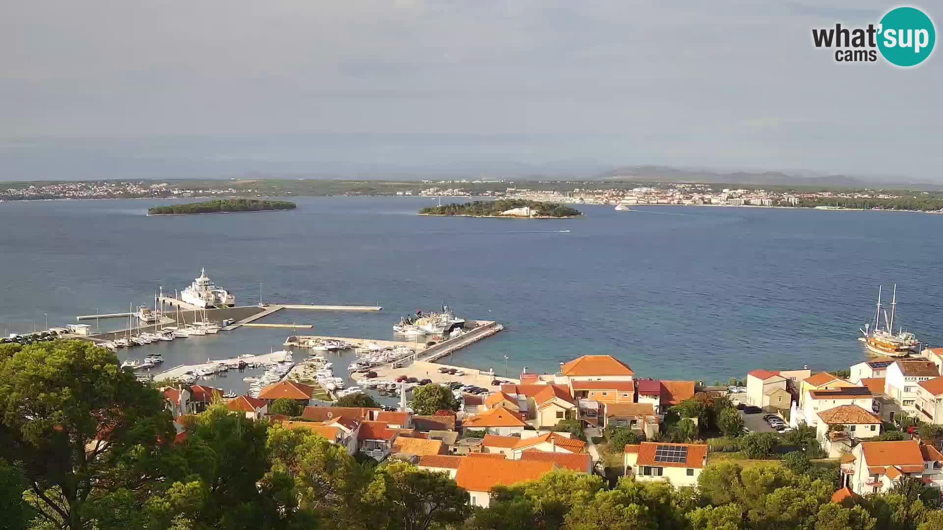 Tkon – Kalvarija – pogled na Pašmanski kanal