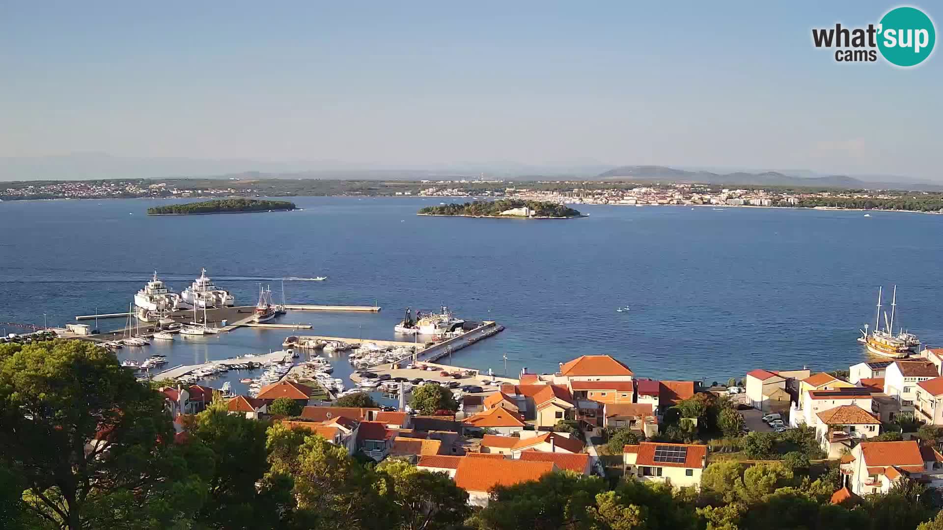 Tkon – Kalvarija – vue sur le canal Pašman