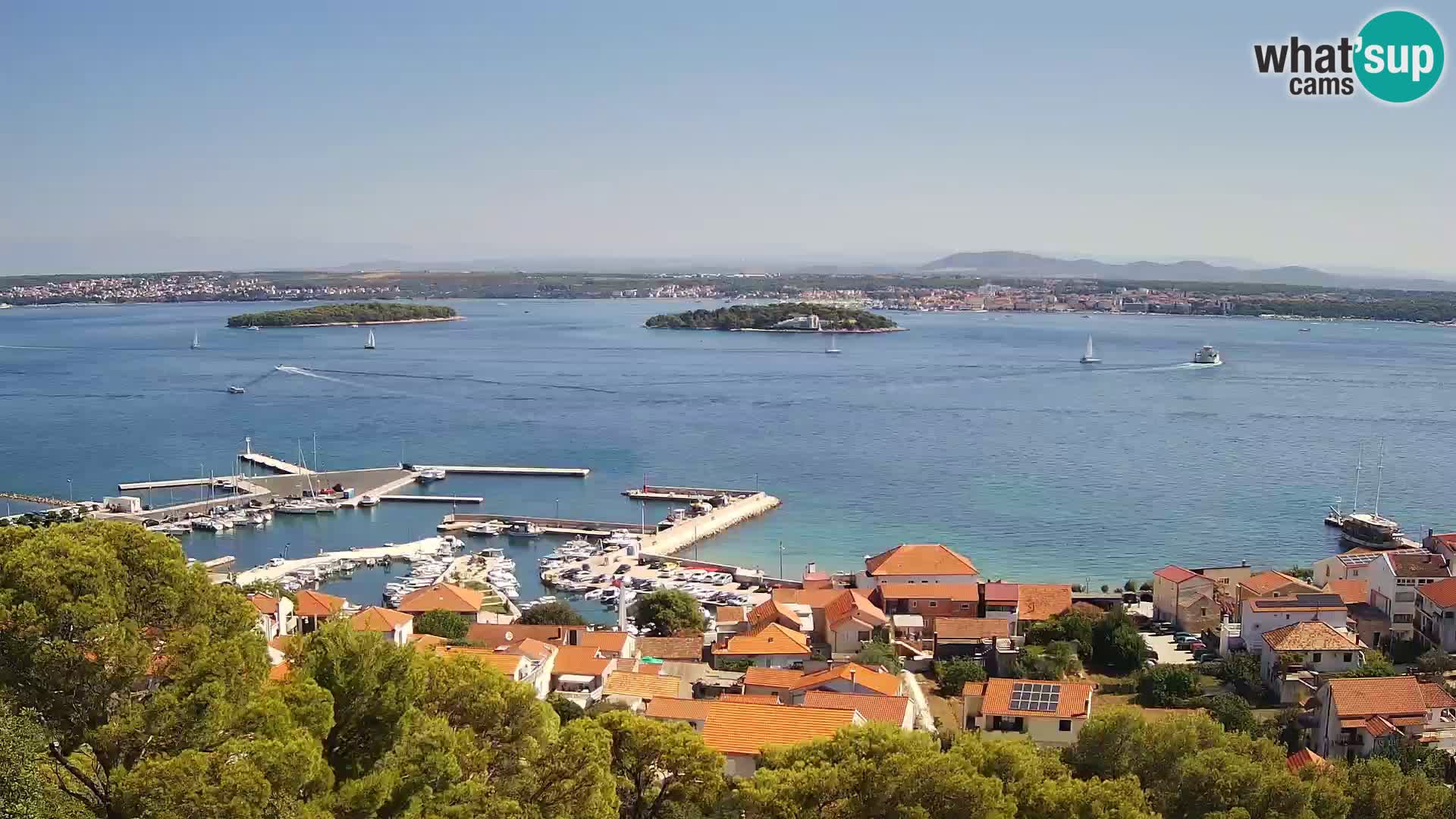 Tkon – Kalvaria – panorama del canale di Pašman