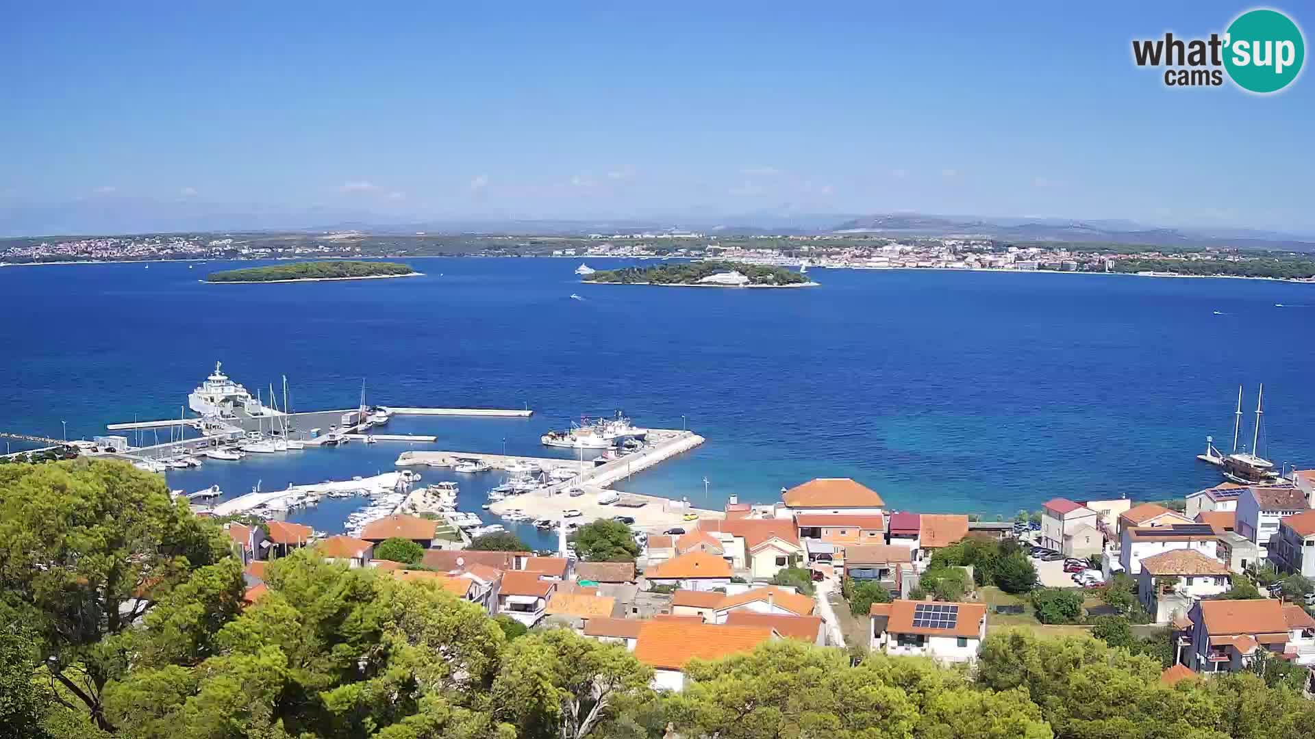 Tkon – Kalvaria – view of Pašman channel