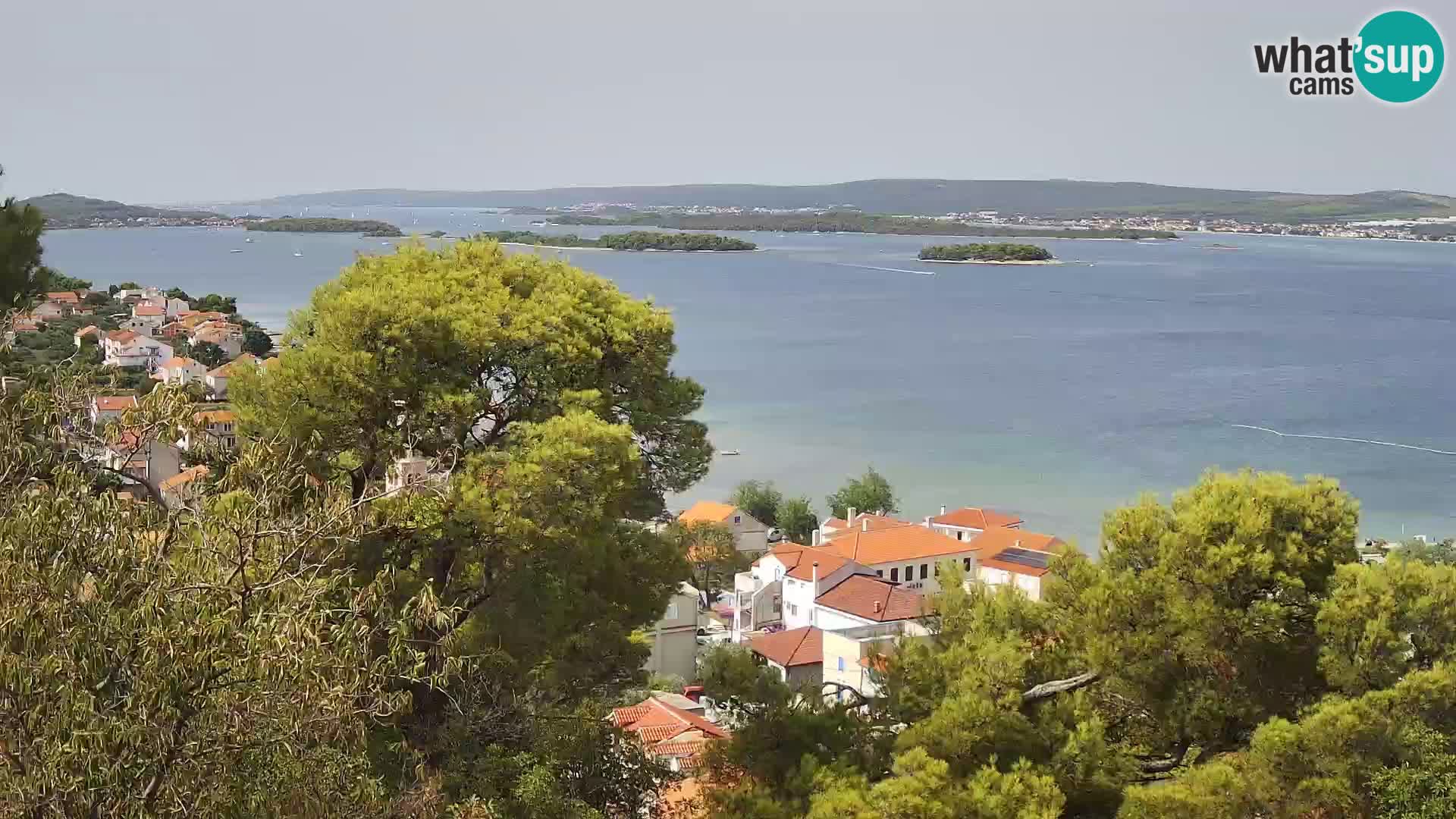 Tkon – Kalvarija – vue sur le canal Pašman