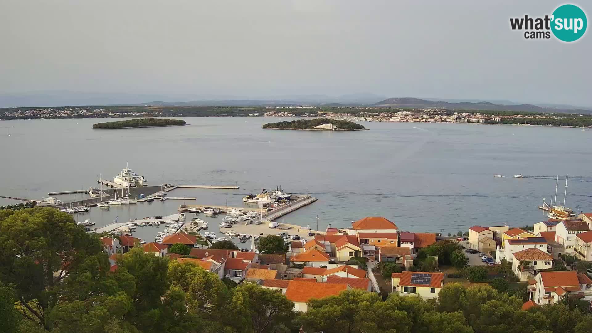 Tkon – Kalvarija – pogled na Pašmanski kanal