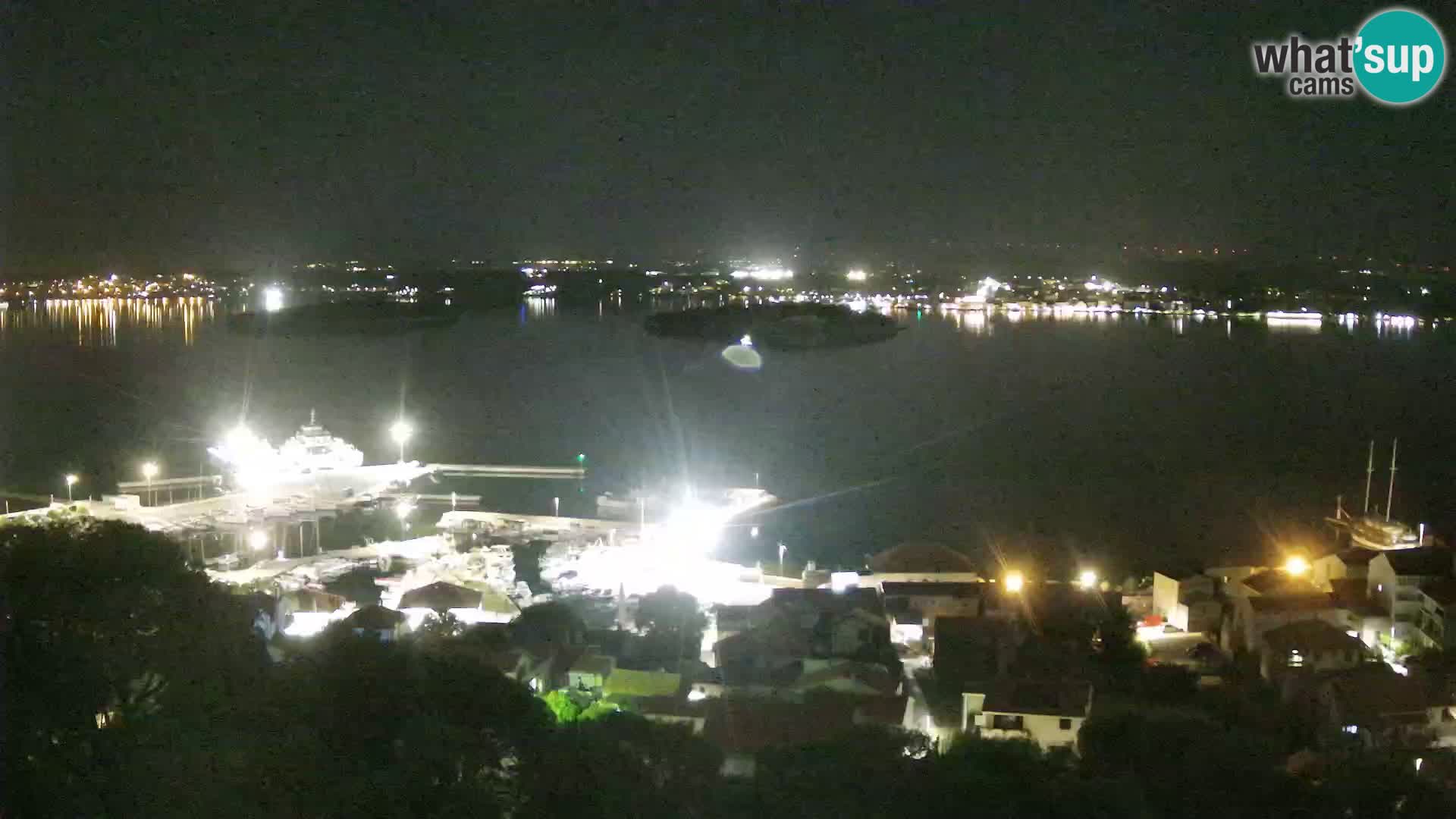 Tkon – Kalvarija – pogled na Pašmanski kanal