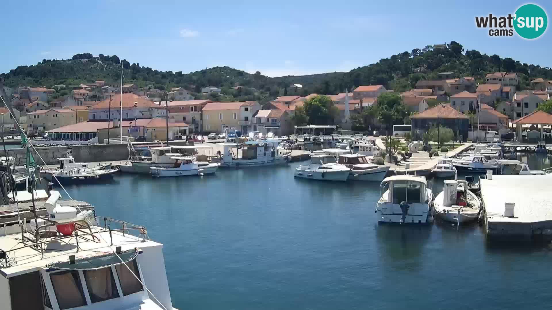 Spletna kamera Tkon – Marina in mesto