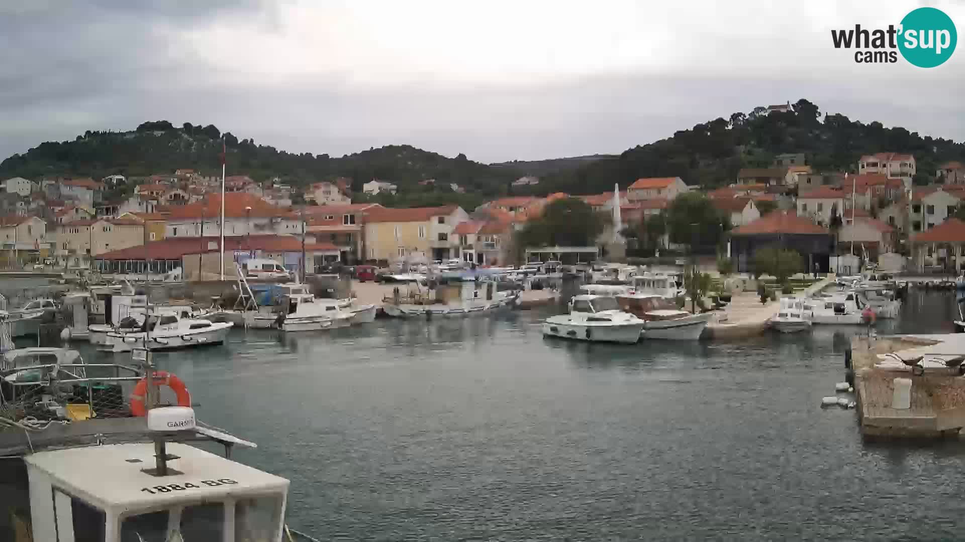 Webcam Tkon – marina and city