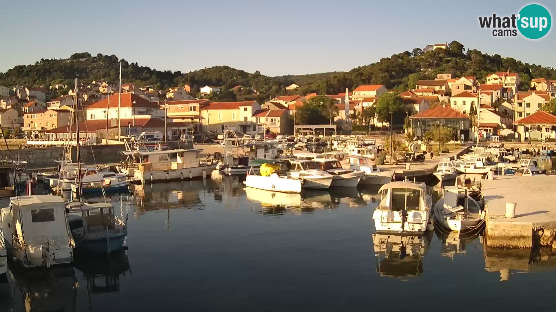 Spletna kamera Tkon – Marina in mesto