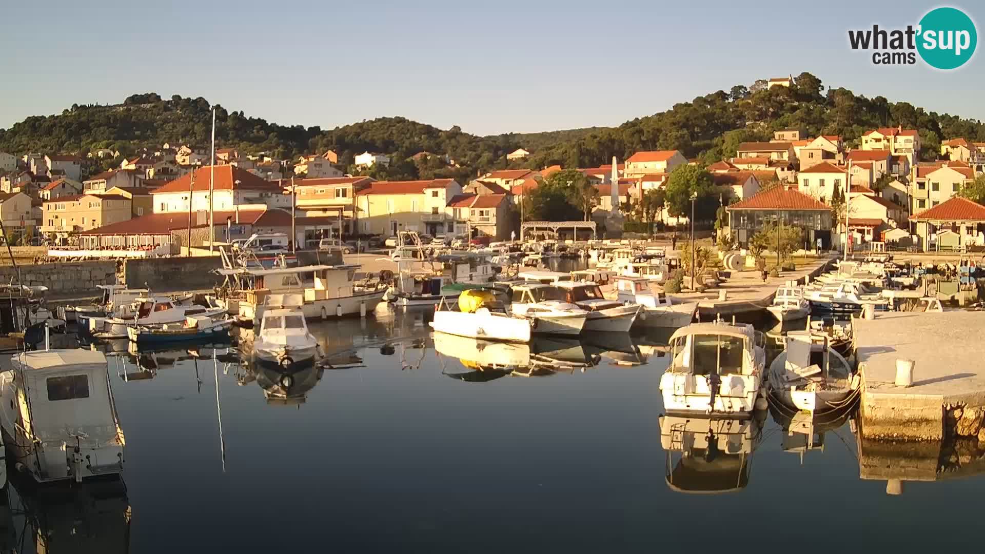 Spletna kamera Tkon – Marina in mesto