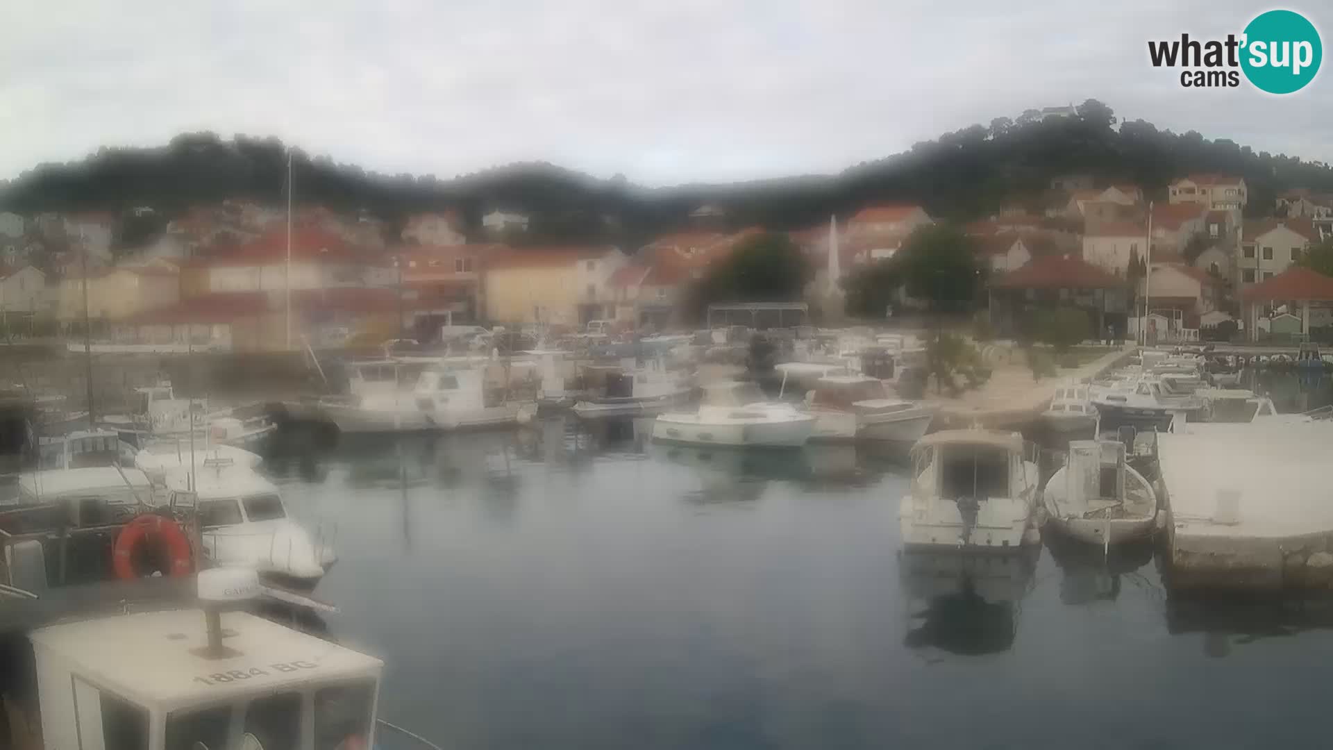 Spletna kamera Tkon – Marina in mesto