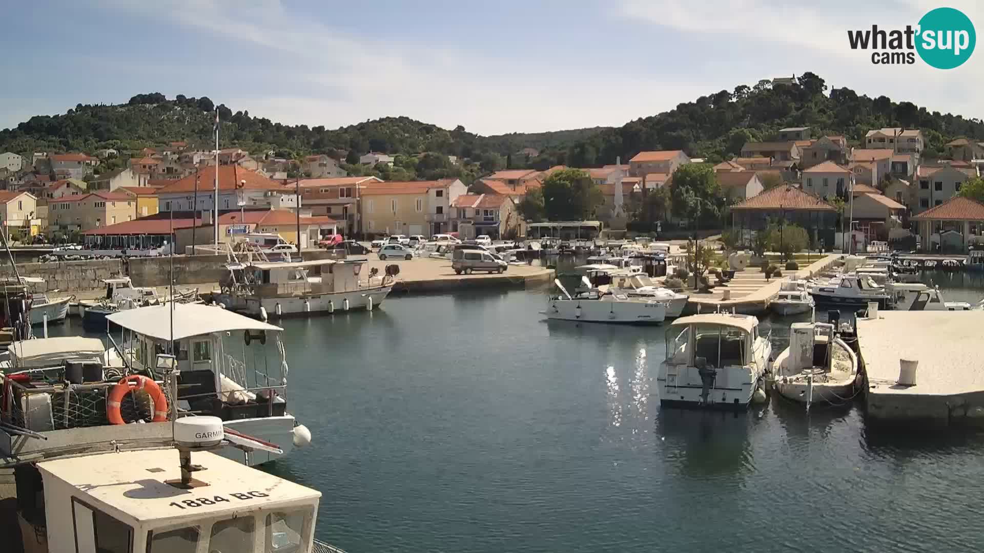 Spletna kamera Tkon – Marina in mesto