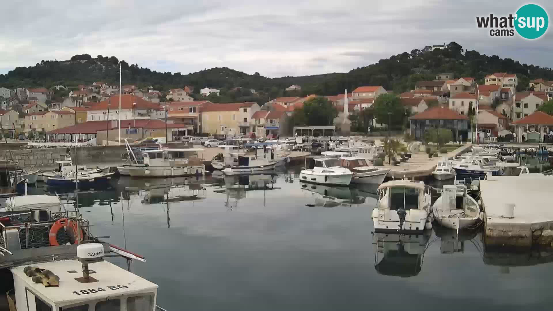 Spletna kamera Tkon – Marina in mesto