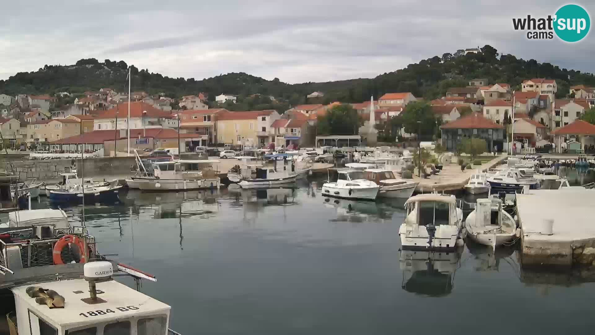 Spletna kamera Tkon – Marina in mesto