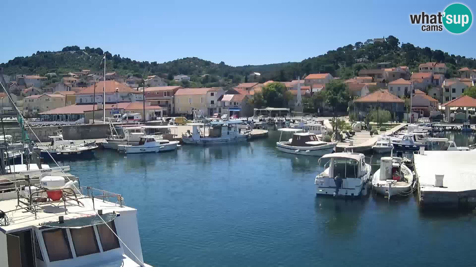 Spletna kamera Tkon – Marina in mesto