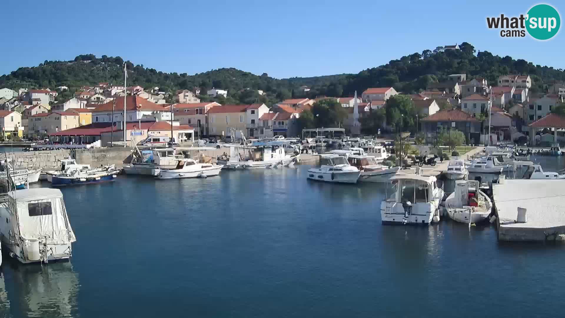 Spletna kamera Tkon – Marina in mesto