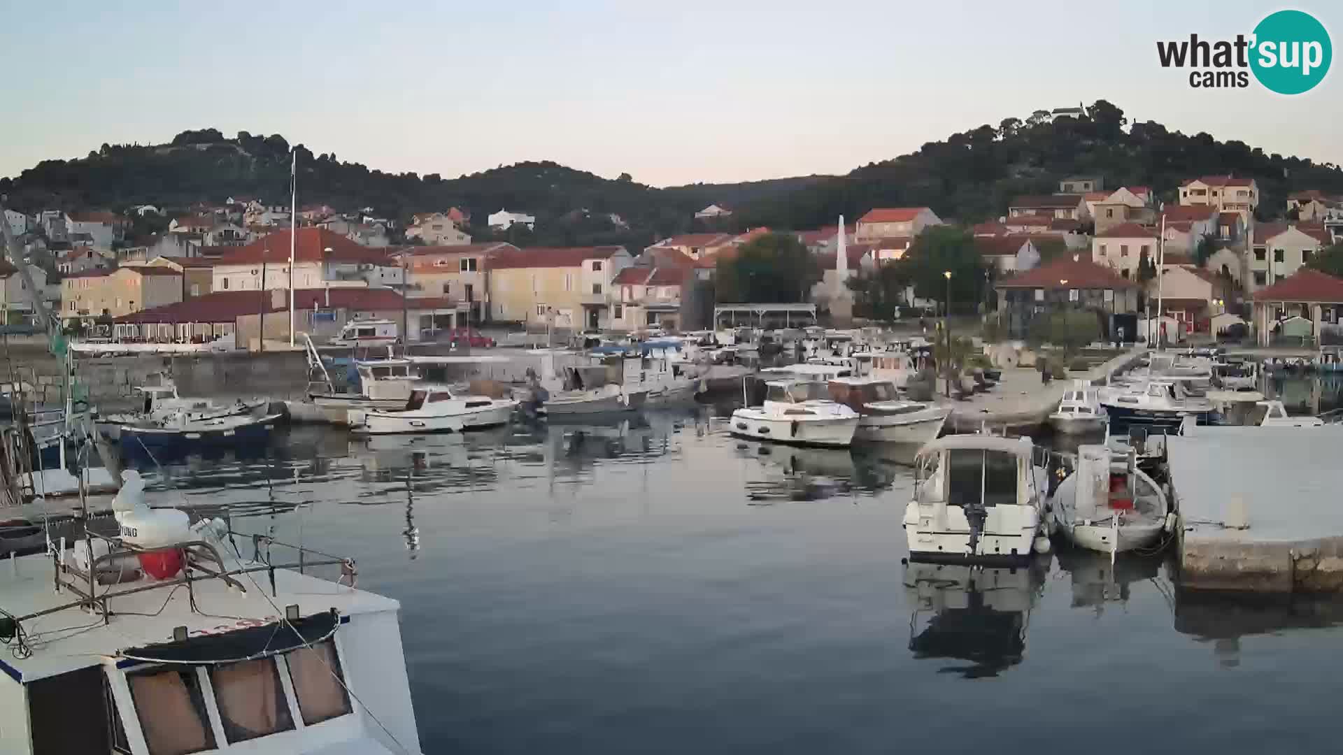 Spletna kamera Tkon – Marina in mesto