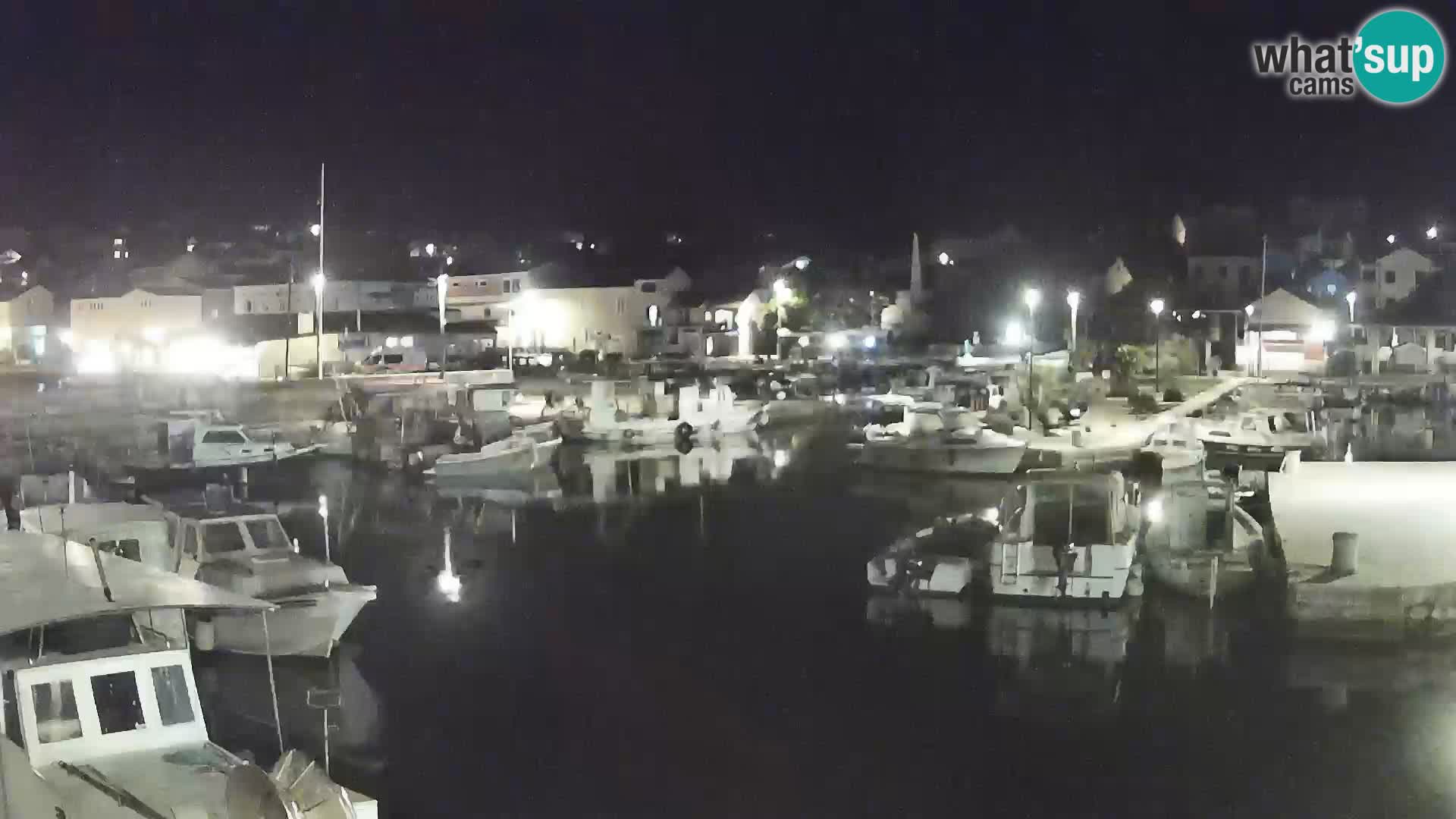 Webcam Tkon – marina and city
