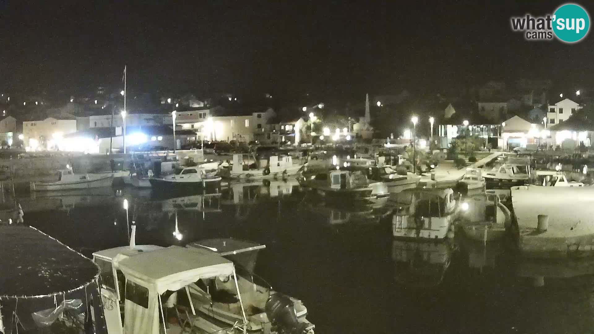 Spletna kamera Tkon – Marina in mesto