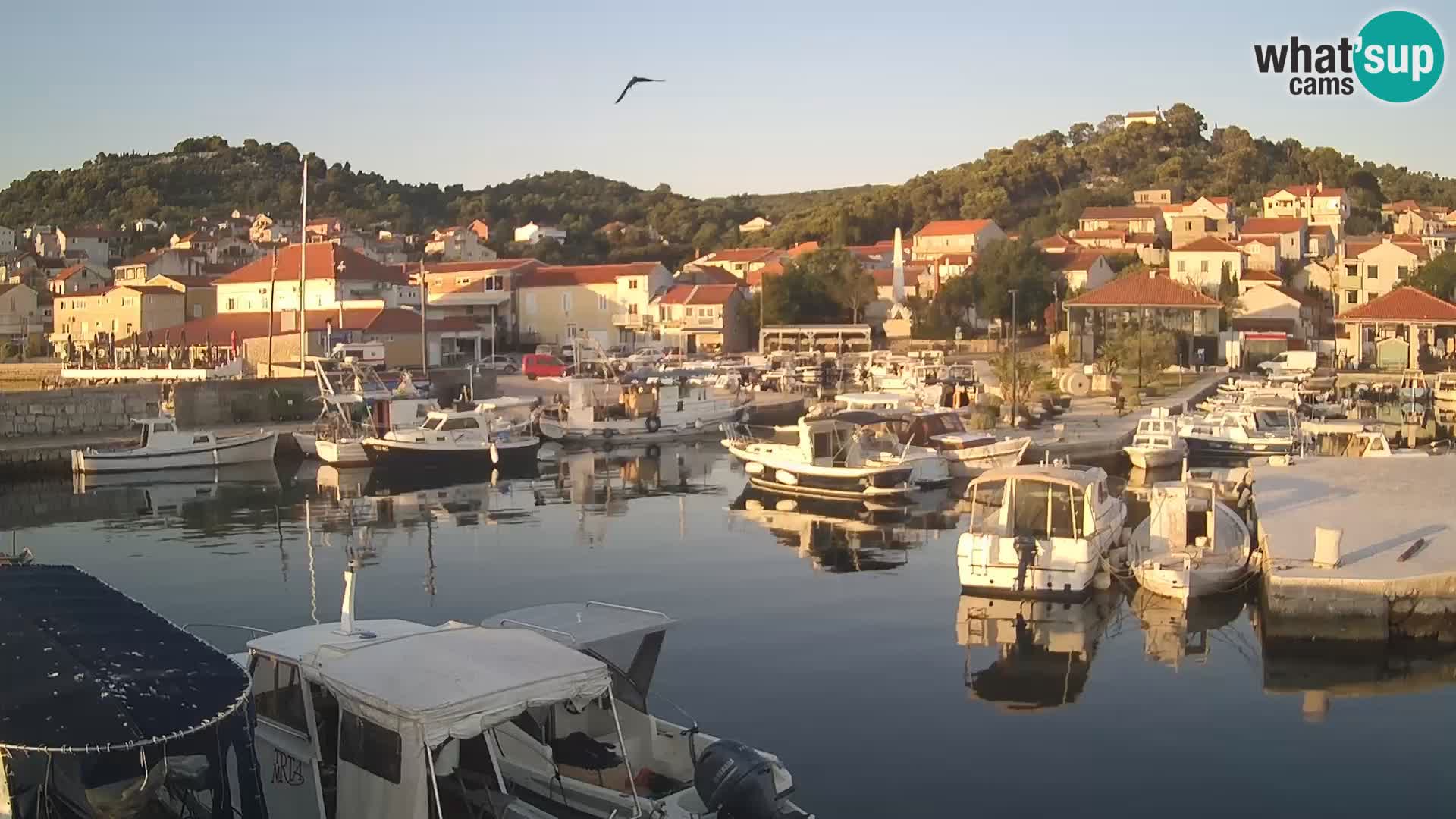 Web kamera Tkon – marina i grad