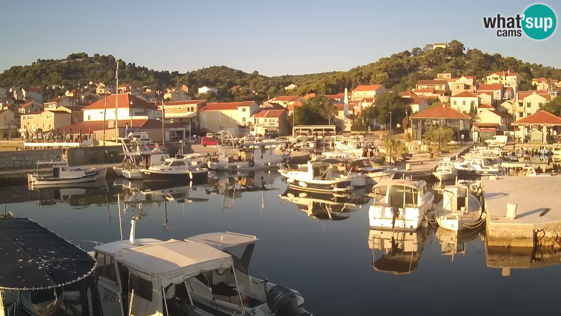 Spletna kamera Tkon – Marina in mesto