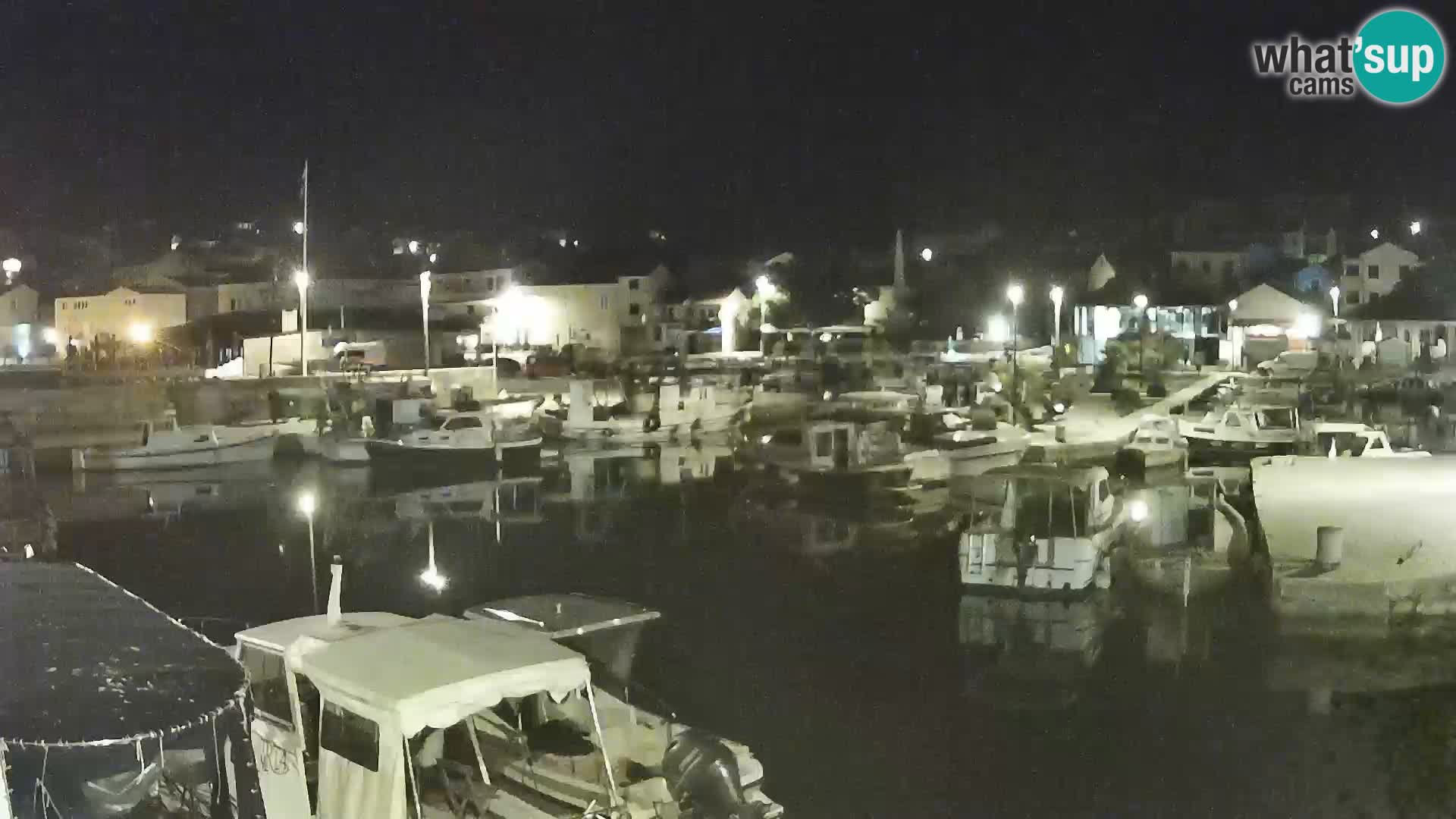 Webcam Tkon – marina and city
