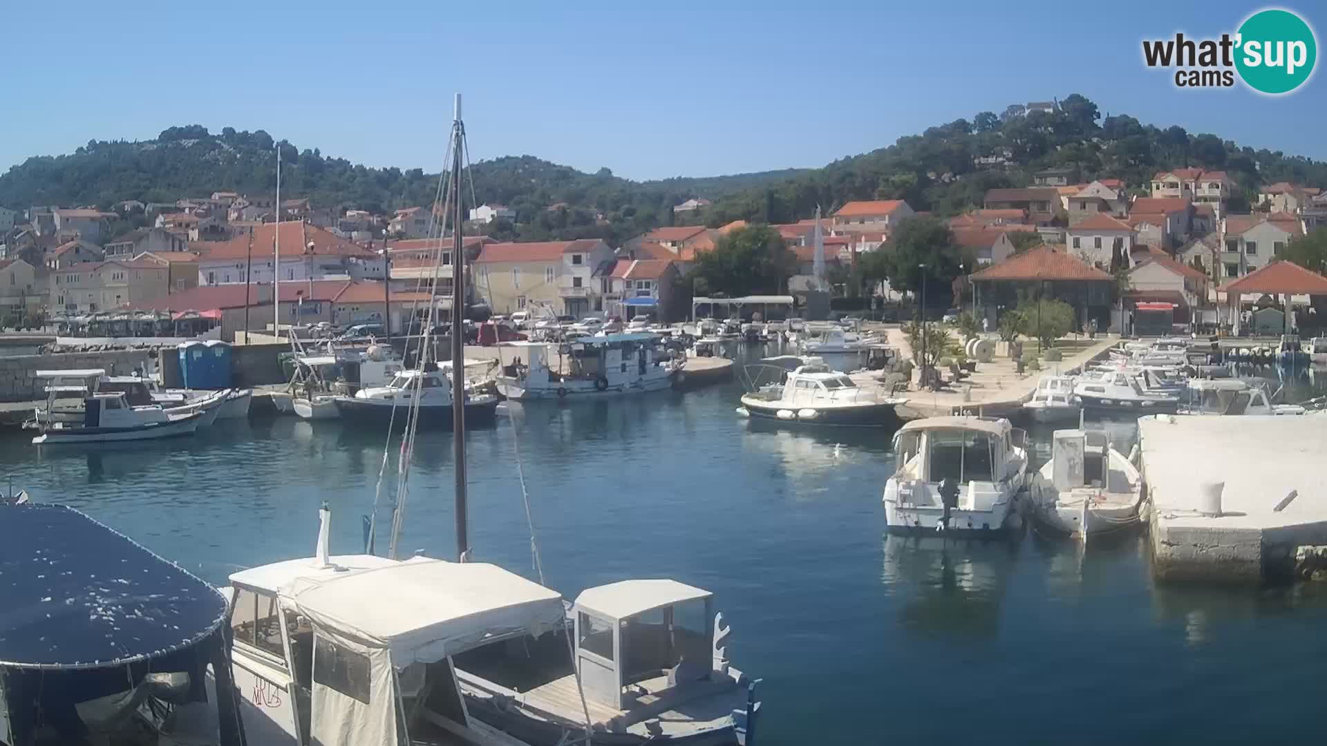 Spletna kamera Tkon – Marina in mesto