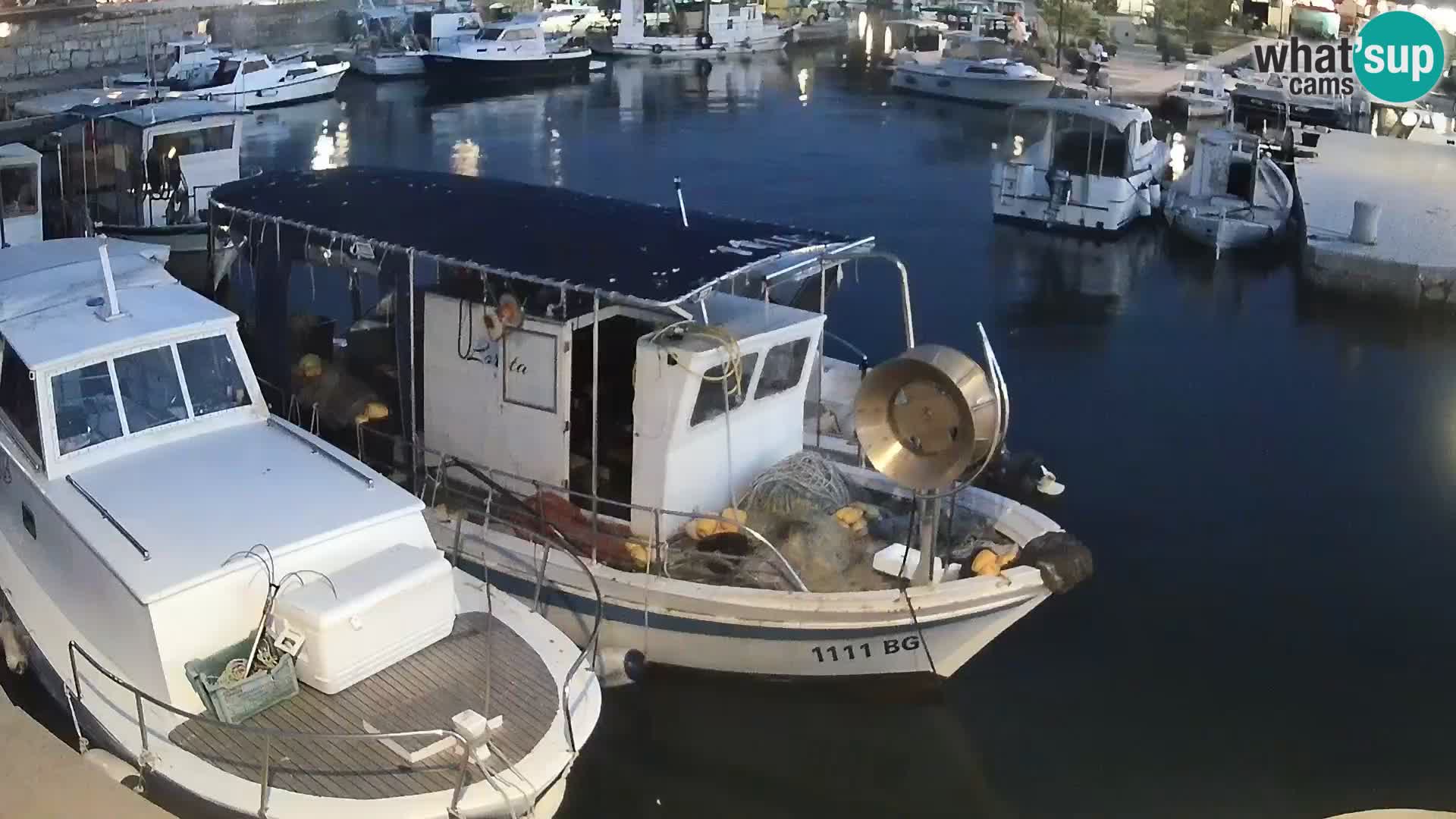 Spletna kamera Tkon – Marina in mesto