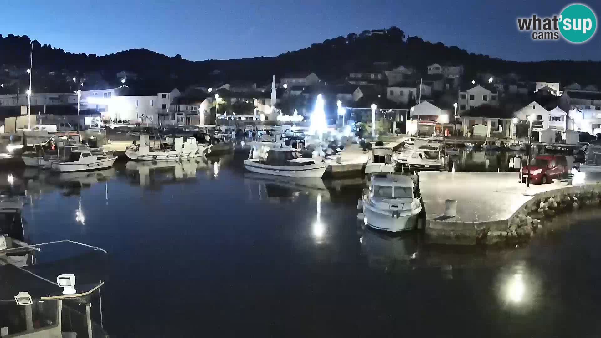 Webcam Tkon – marina and city