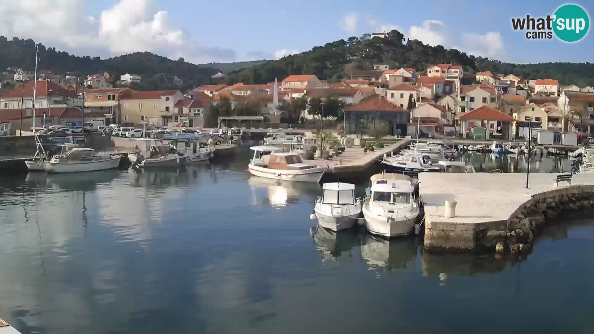 Webcam Tkon – marina and city