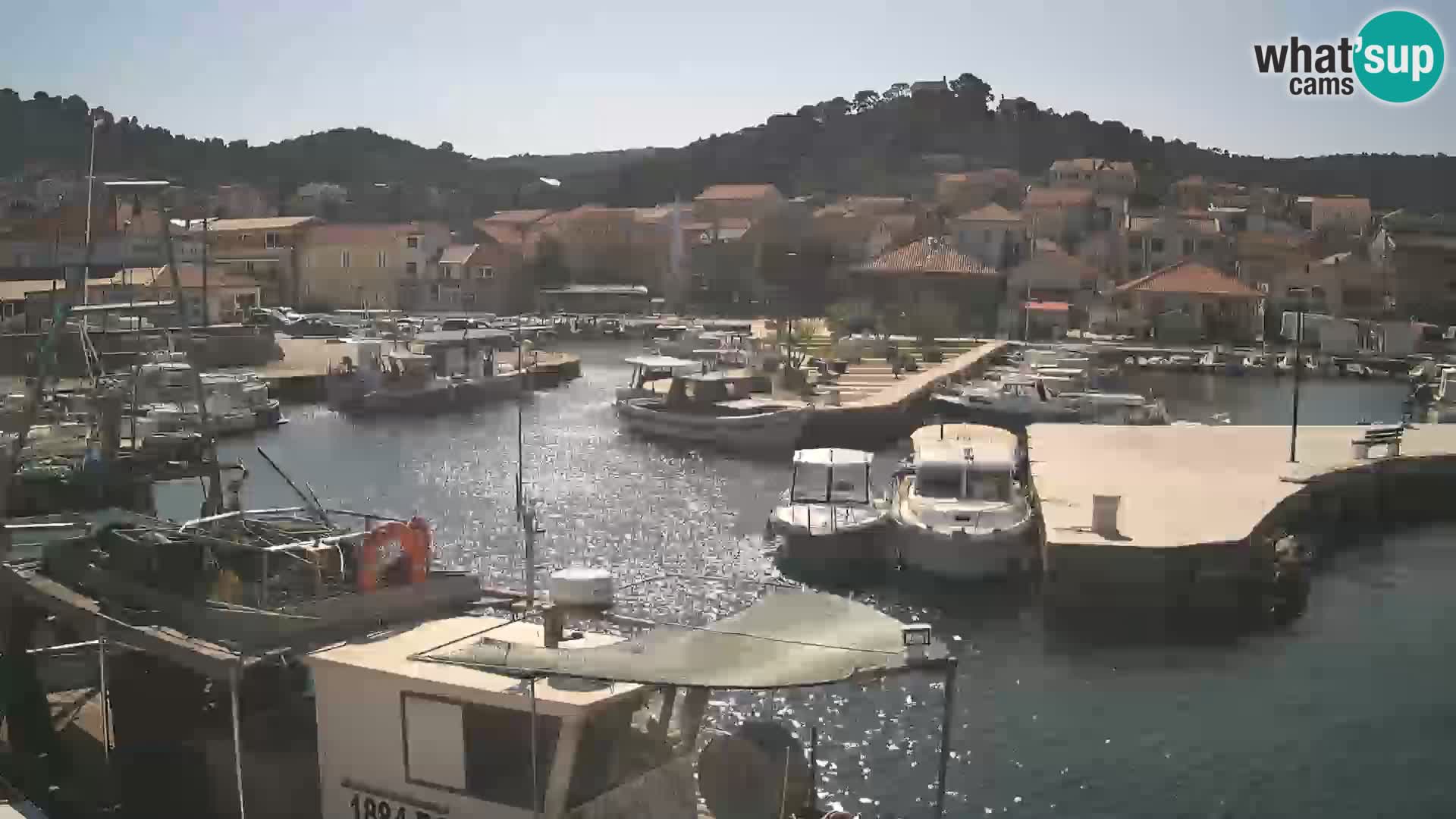 Webcam Tkon – marina and city