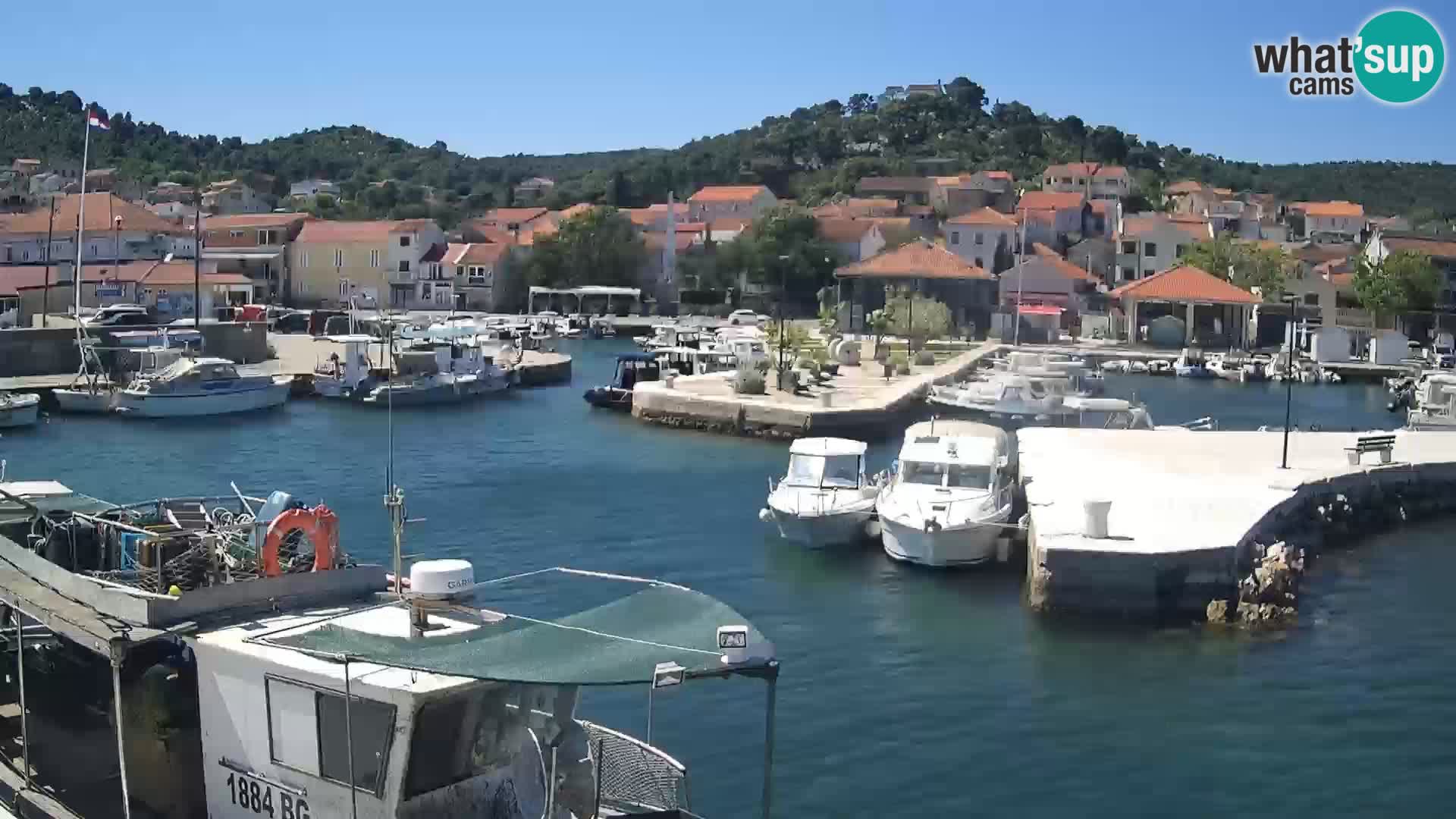 Webcam Tkon – marina and city