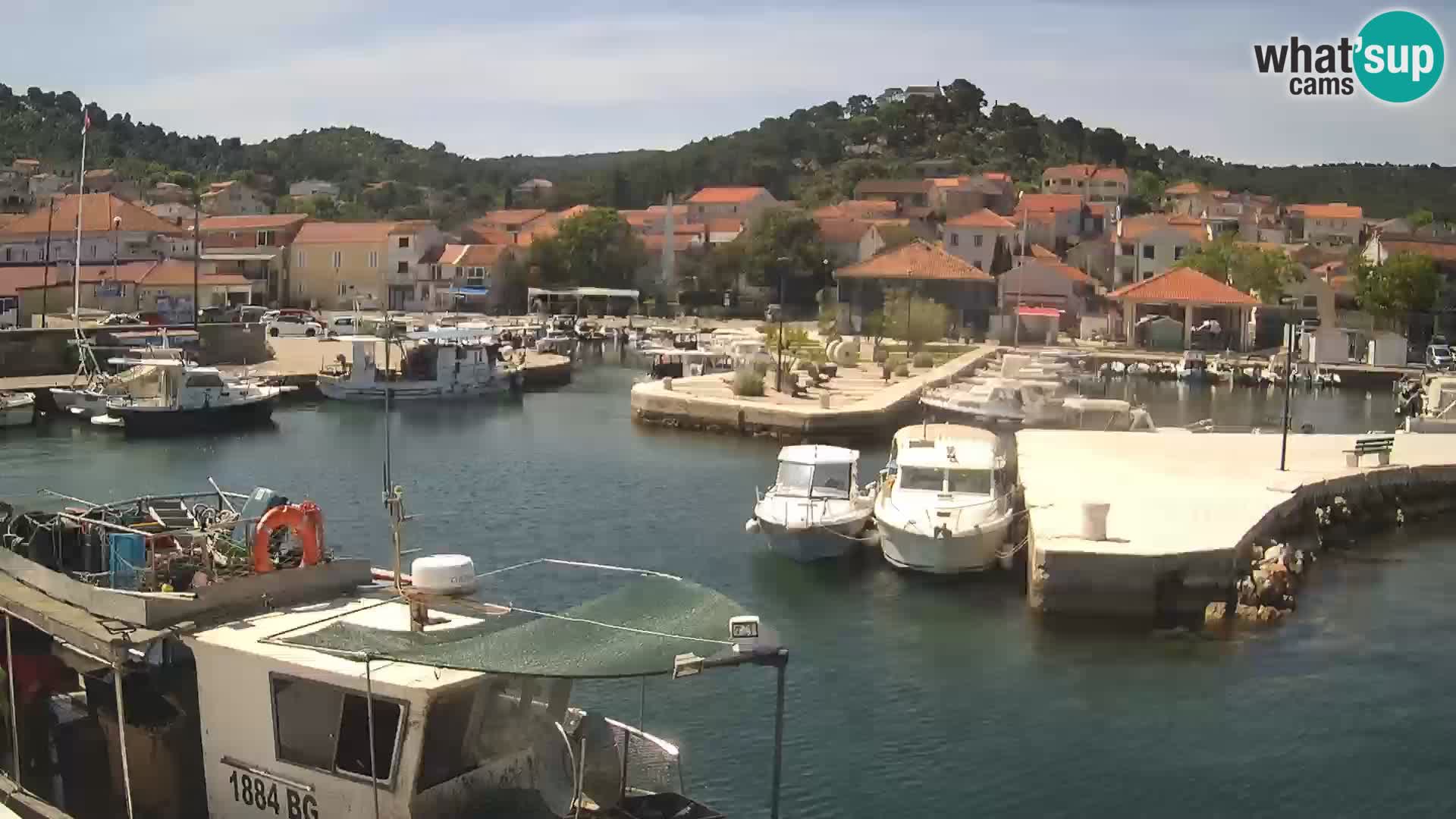 Spletna kamera Tkon – Marina in mesto