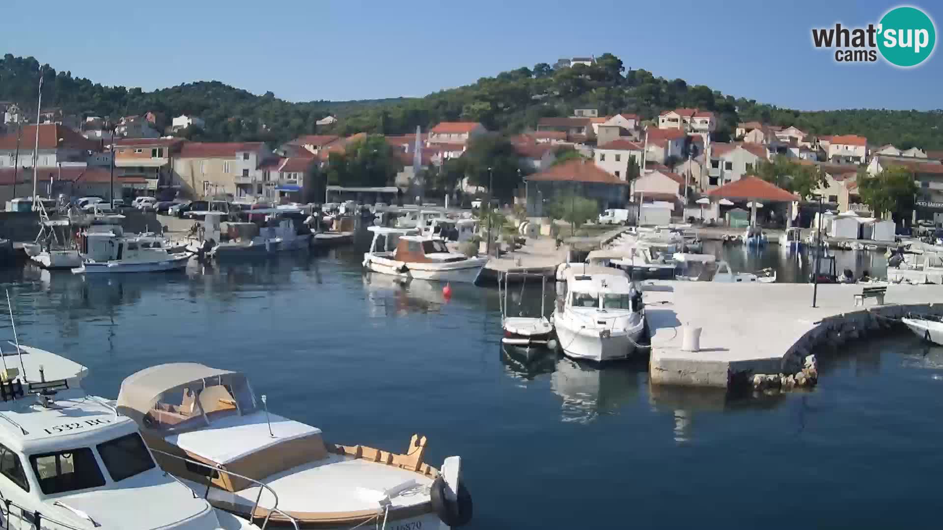 Spletna kamera Tkon – Marina in mesto