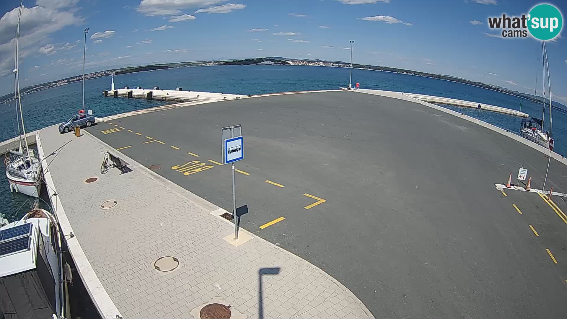 Tkon Live cam – ferry – Dalmatie – Croatie