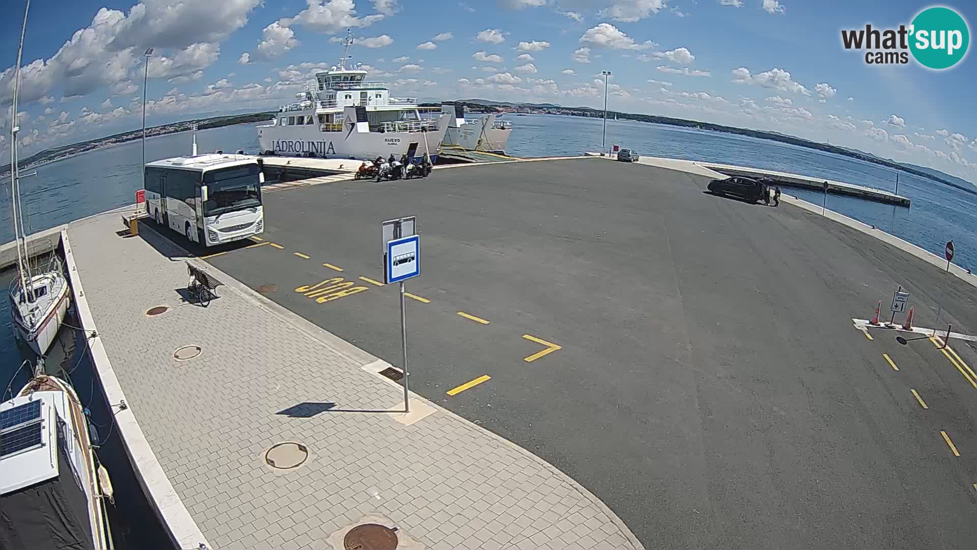Tkon Live cam – ferry – Dalmatia – Croatia